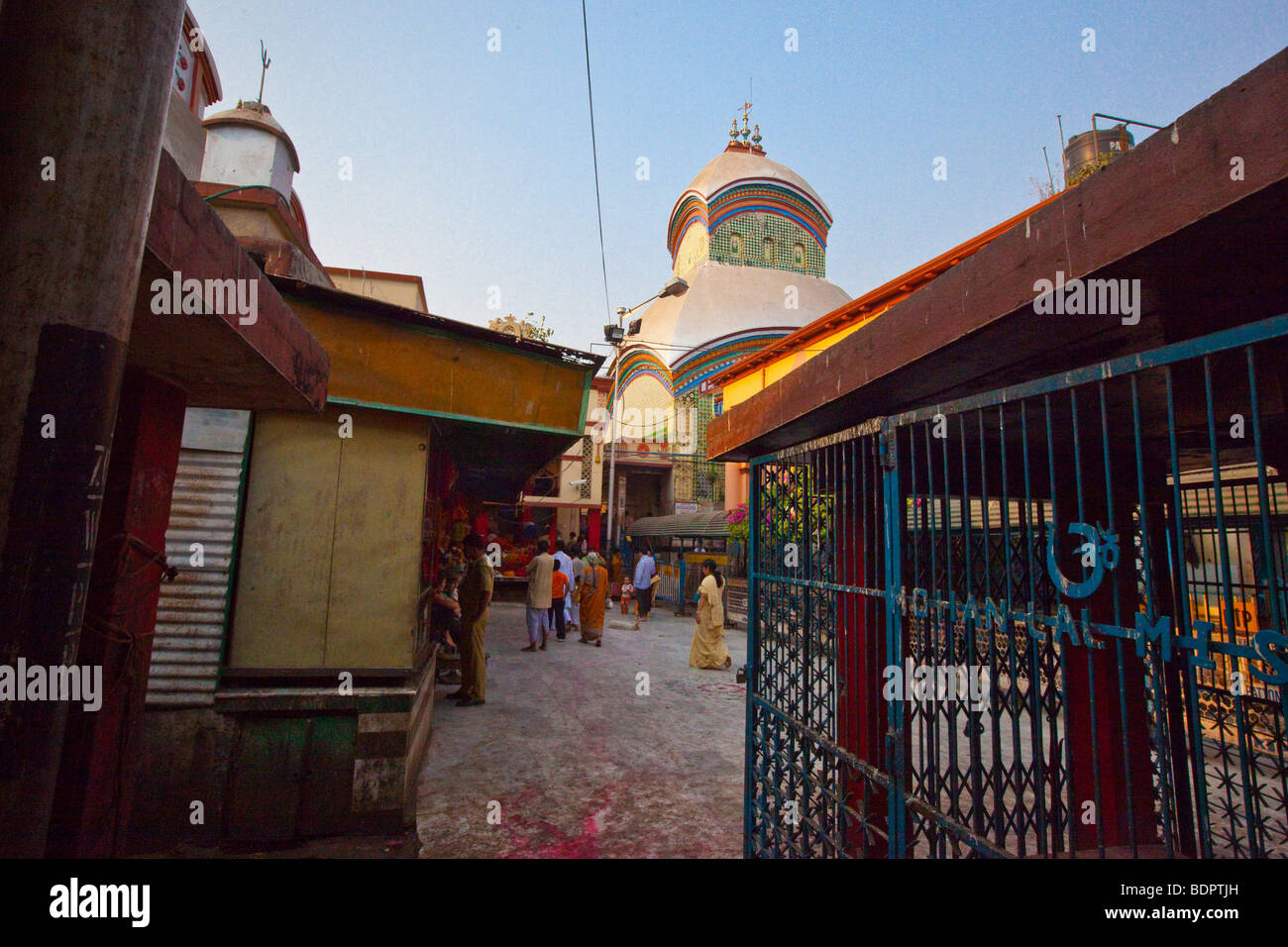 Kalighat Kali-Hindu-Tempel in Kalkutta Indien Stockfoto