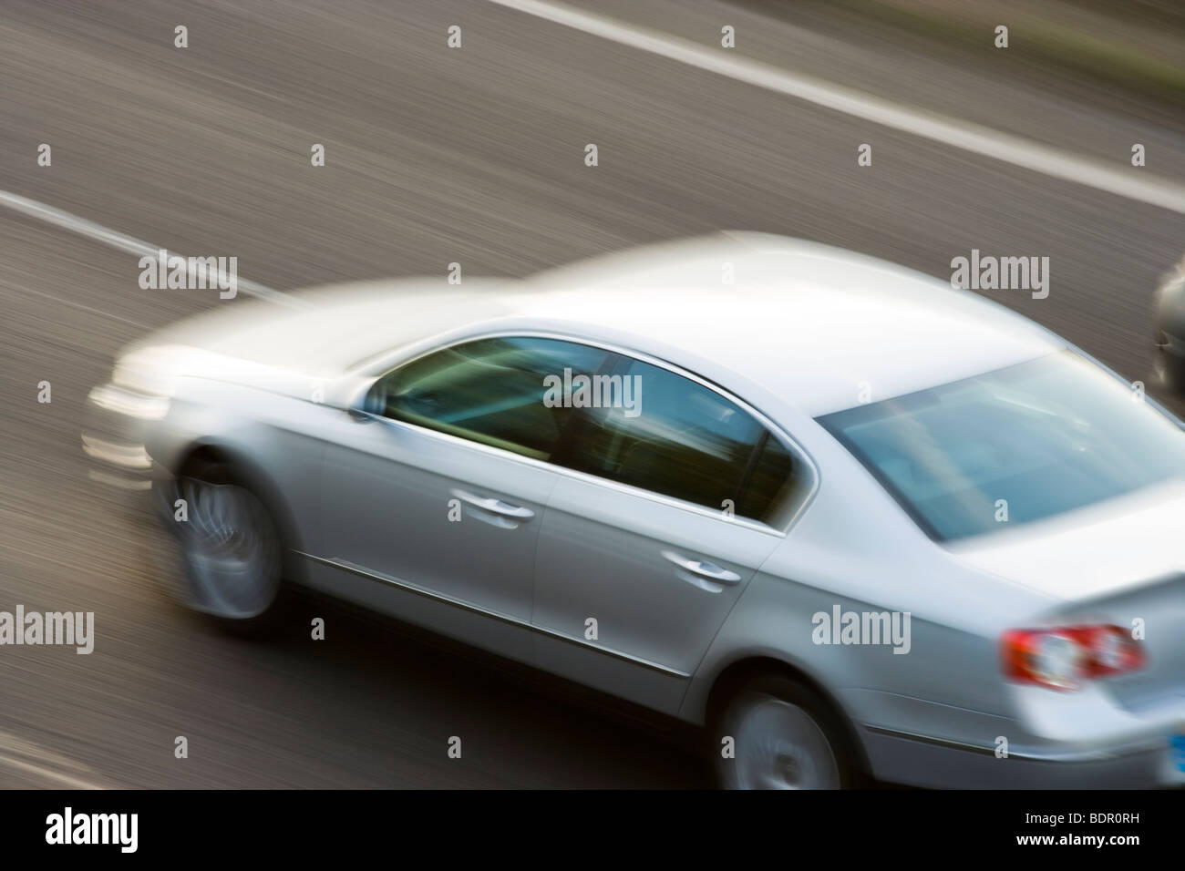 Auto auf der Autobahn. UK Stockfoto