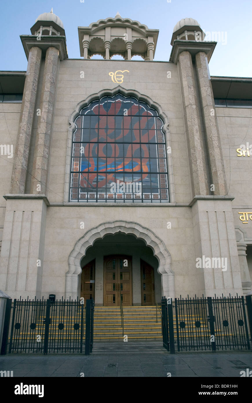 Gurdwara Sri Guru Singh Sabha, Sikh Gurdwara Southall London UK Stockfoto