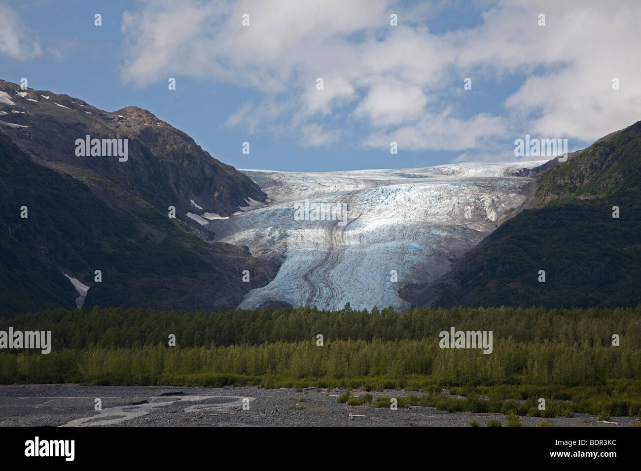 Exit-Gletscher Stockfoto