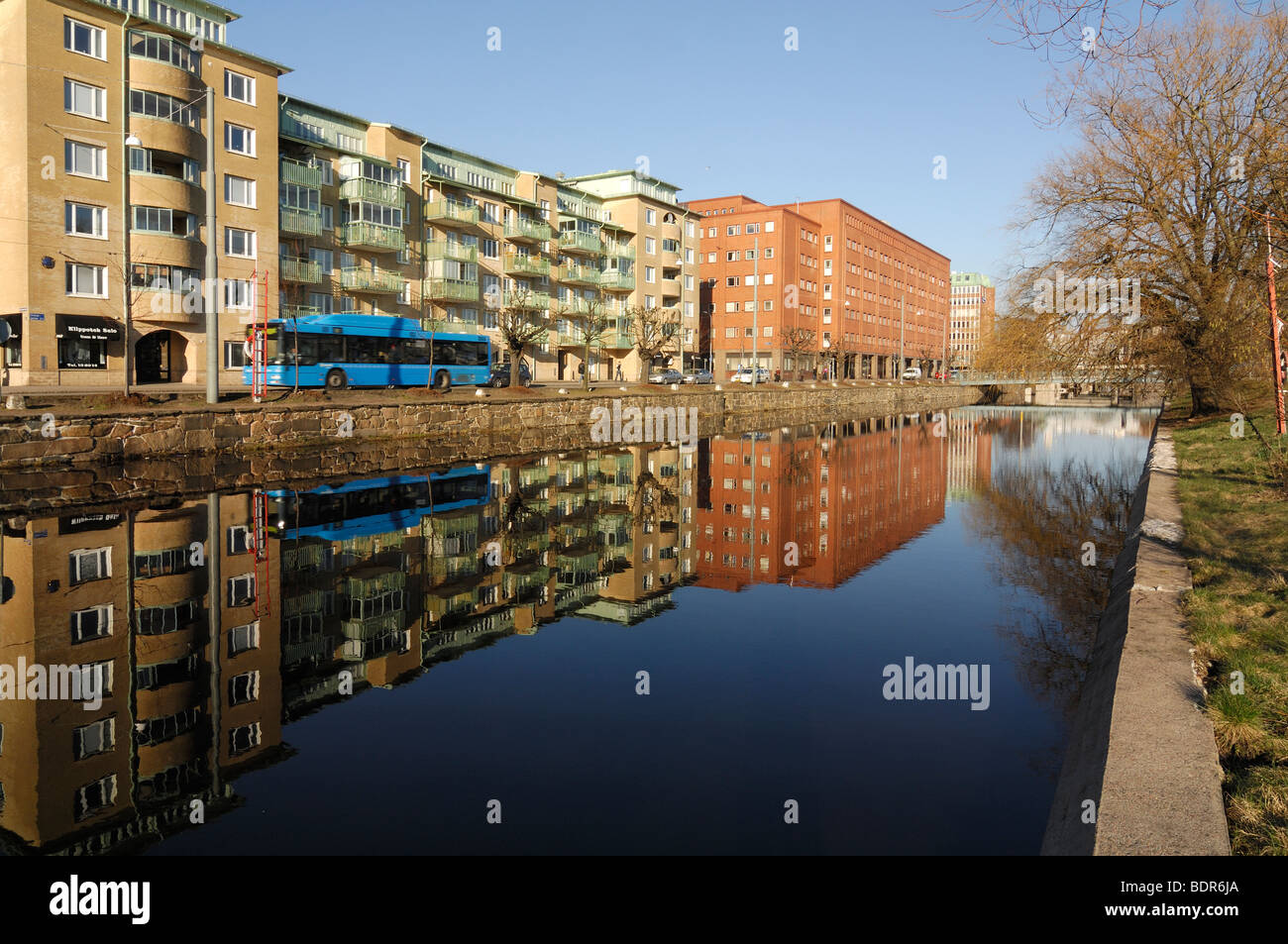 Ein Bus im schwedischen Göteborg. Stockfoto