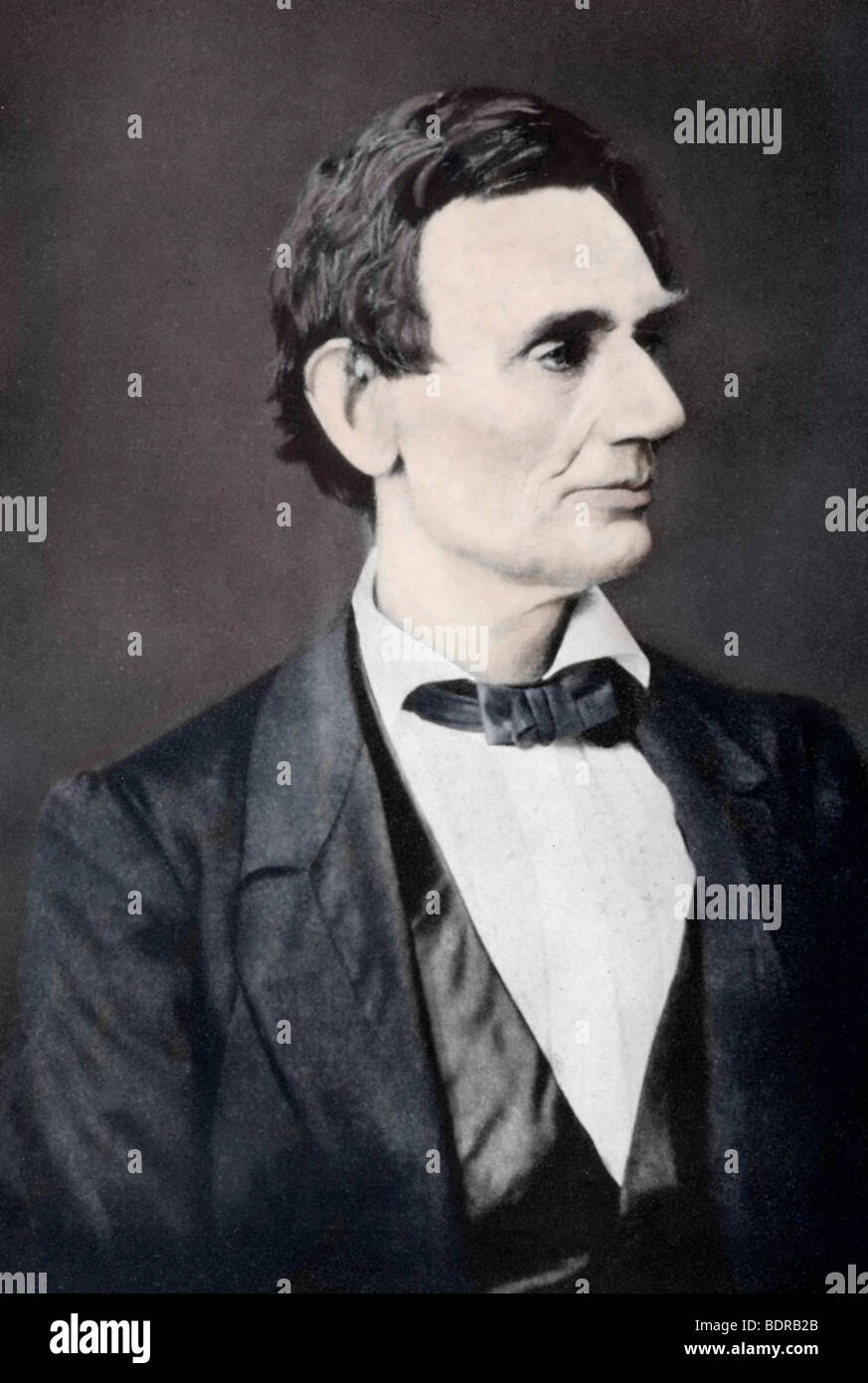 Abraham Lincoln, 16 Präsident der Vereinigten Staaten, 1860, (1933). Artist: Unbekannt Stockfoto