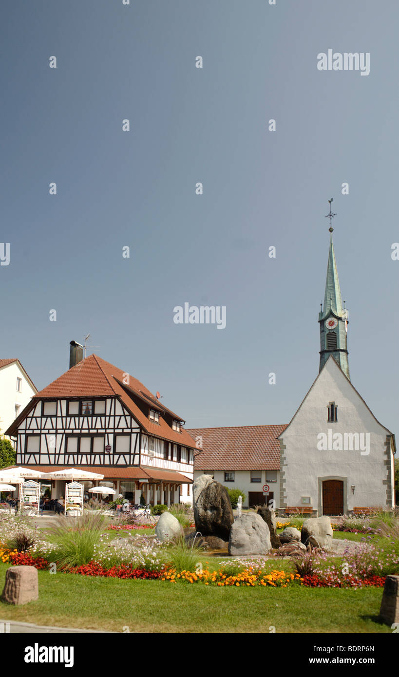 Unteruhldingen, Bodensee, Baden Württemberg, Deutschland Stockfoto