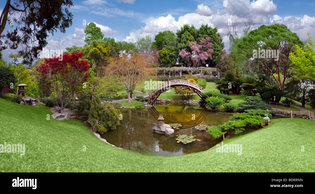 Botanischer Garten in der Huntington Library in Kalifornien Stockfoto