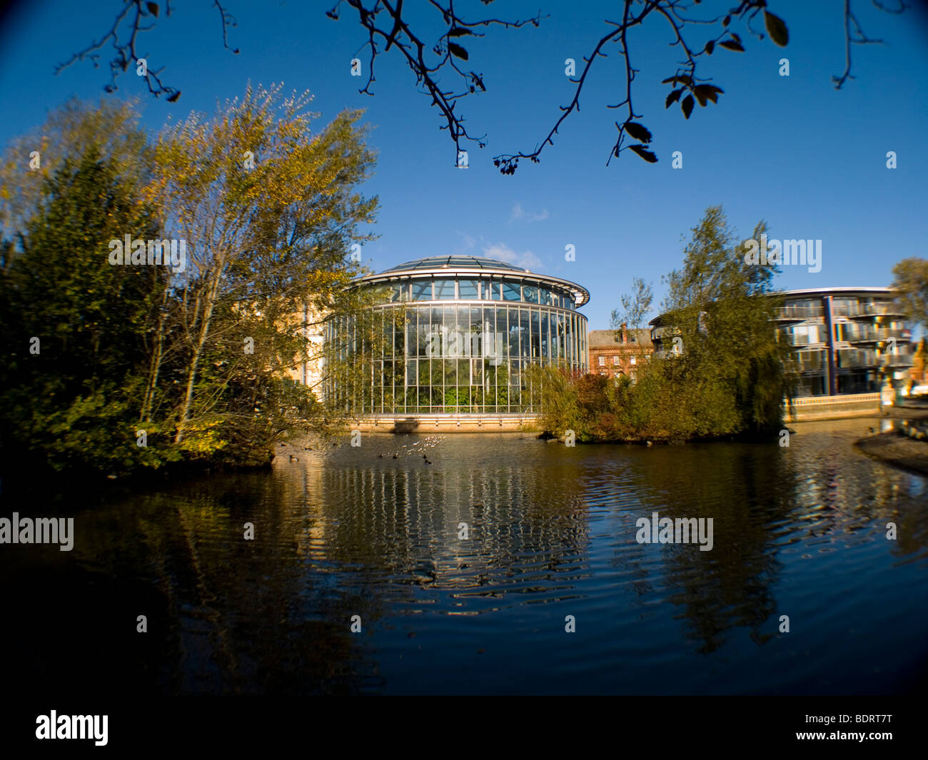 Sunderland-Wintergärten, frühen Herbst Ansicht Stockfoto