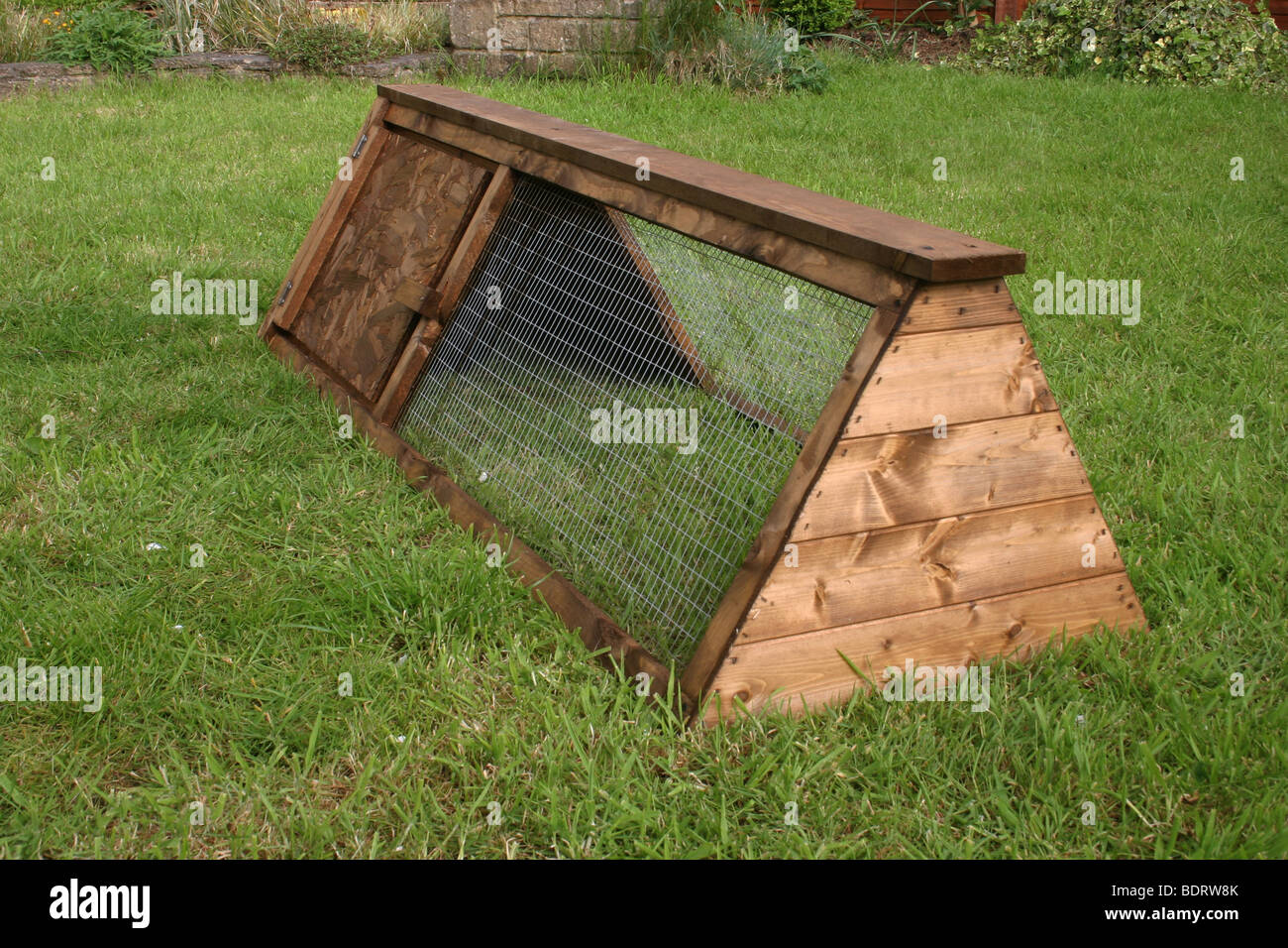 Kleines Tier Garten Stall, geeignet für ein Kaninchen oder Meerschweinchen etc. Stockfoto