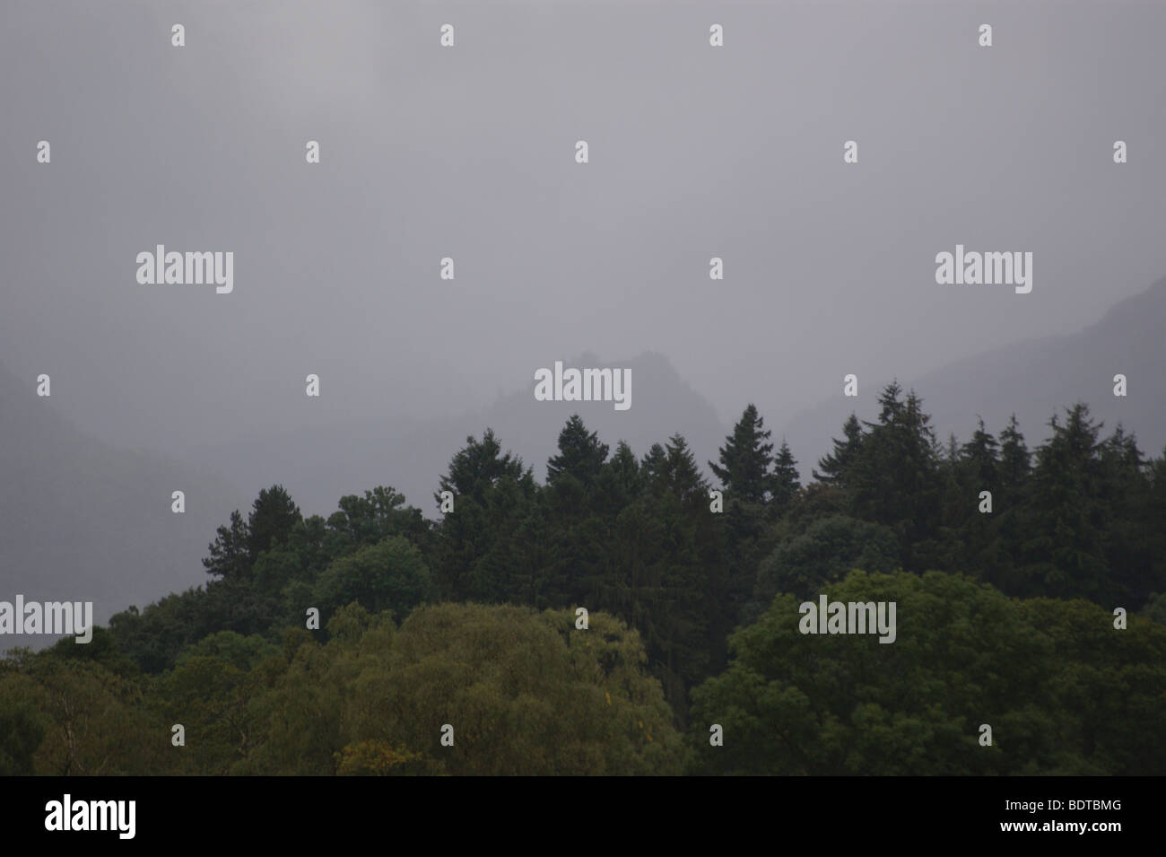 Sammeln von Sturm, Derwentwater, Keswick, Nationalpark Lake District, Cumbria, England Stockfoto