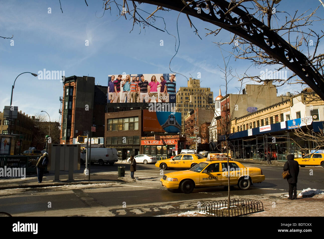 Christopher Park. Greenwich Village, Manhattan, New York, Vereinigte Staaten von Amerika (USA) Stockfoto