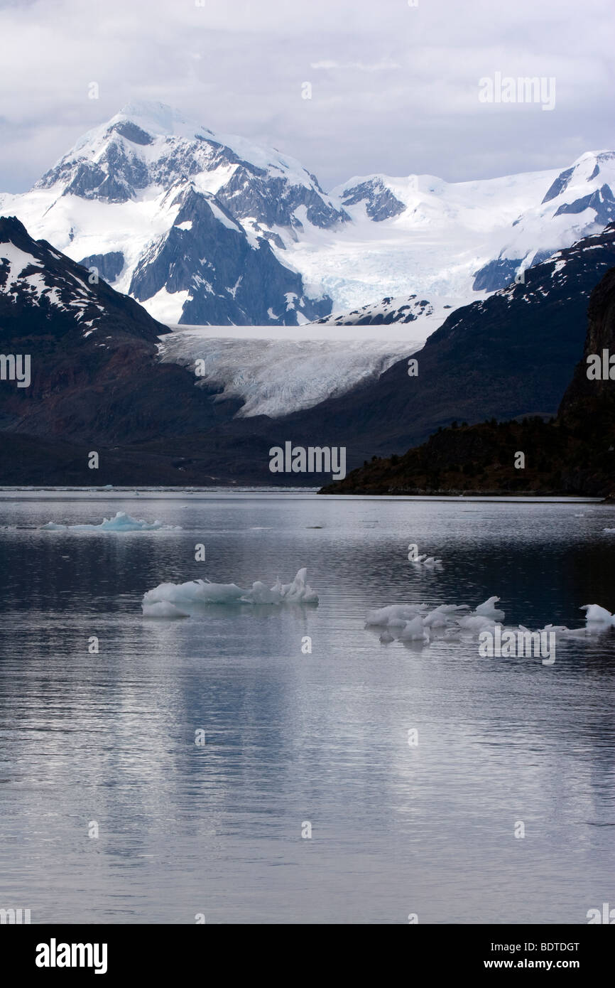 Marinelli Gletscher, Ainsworth Bucht, Chile Stockfoto