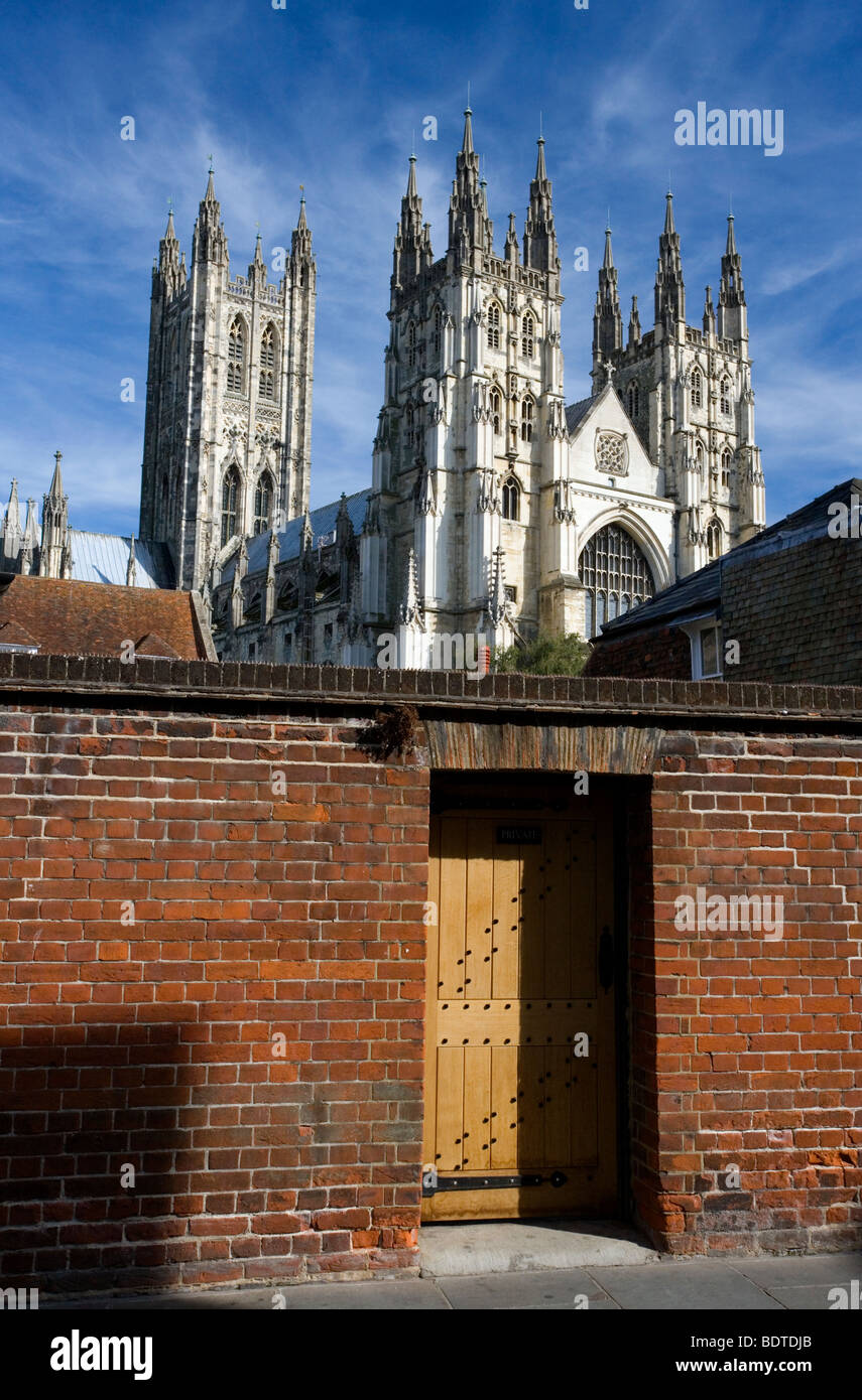 Die Kathedrale von Canterbury in Kent, UK Stockfoto