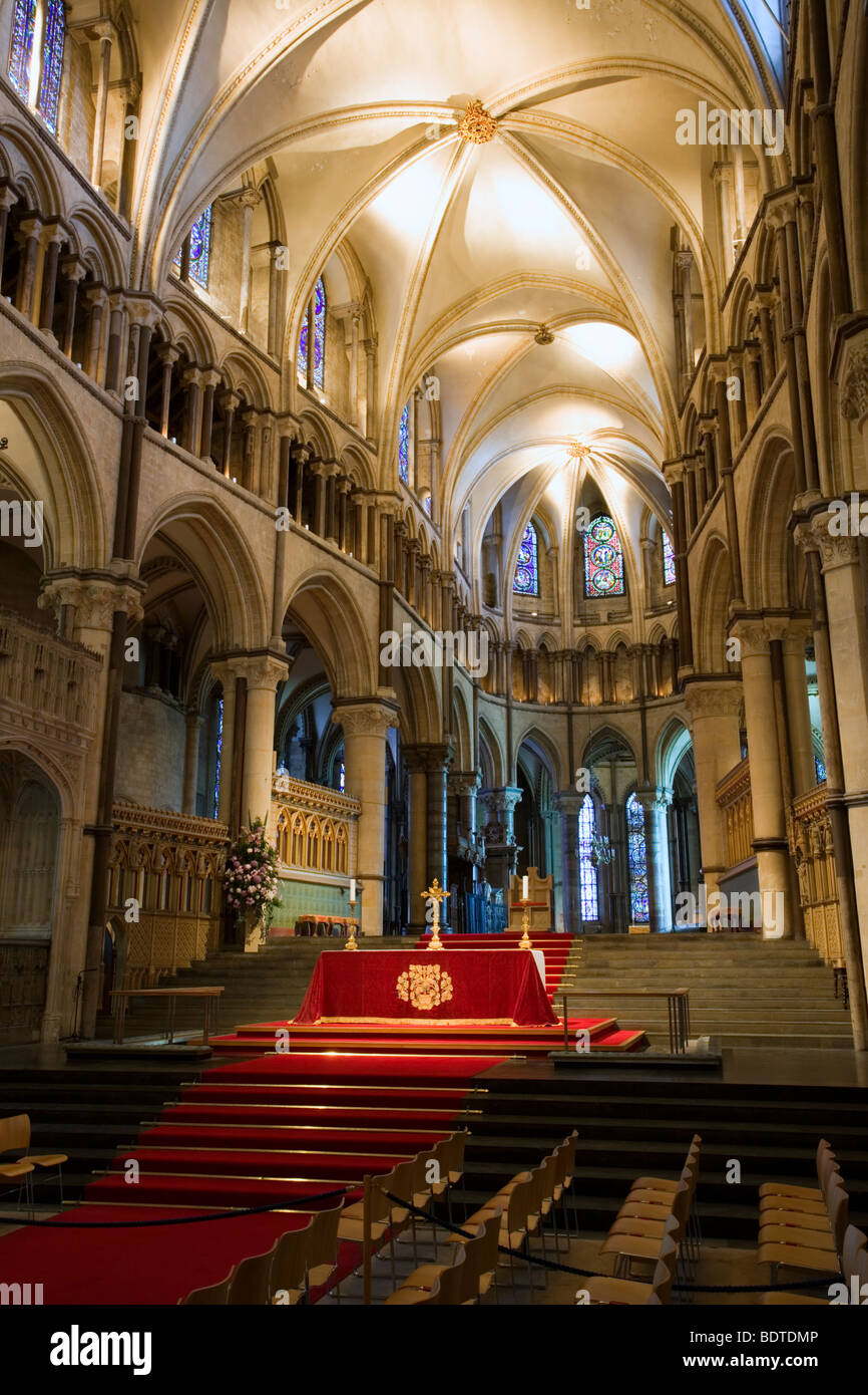 Interieur in Canterbury Kathedrale, Kent, UK Stockfoto