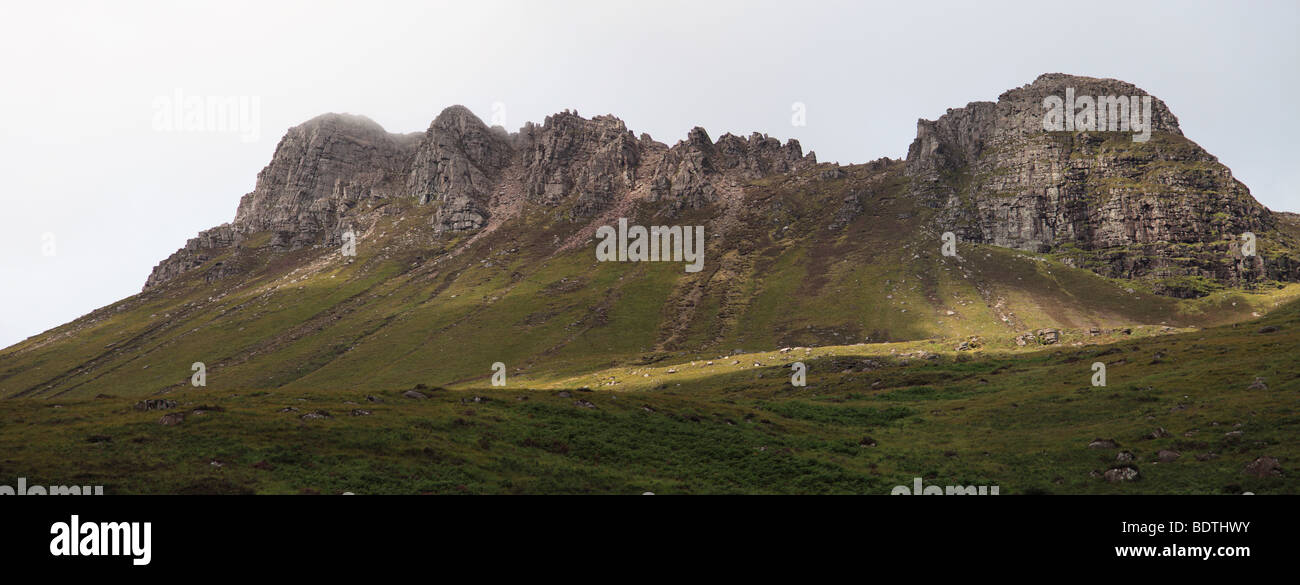 Stac Pollaidh, in der Nähe von Achiltibuie, Coigach, Ross-Shire, Scotland Stockfoto