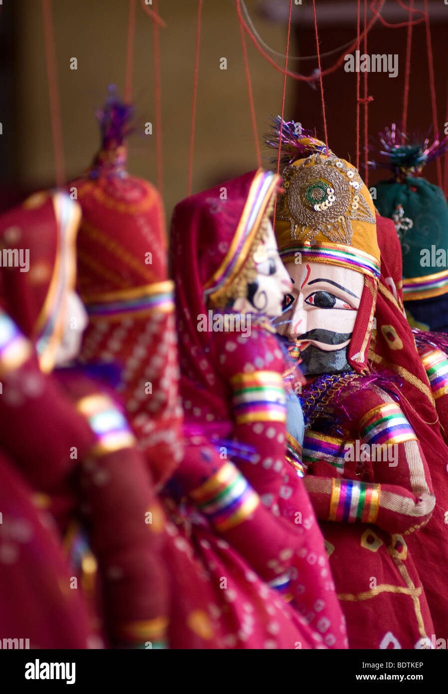 indische Marionetten Stockfoto