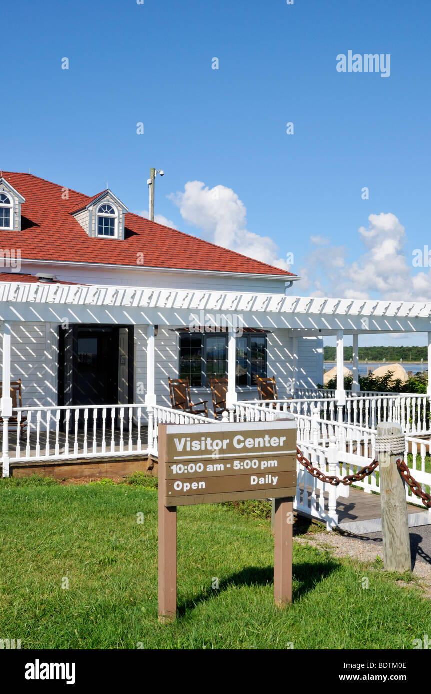 Cape Cod Canal Visitors Center in Sandwich, Massachusetts Stockfoto