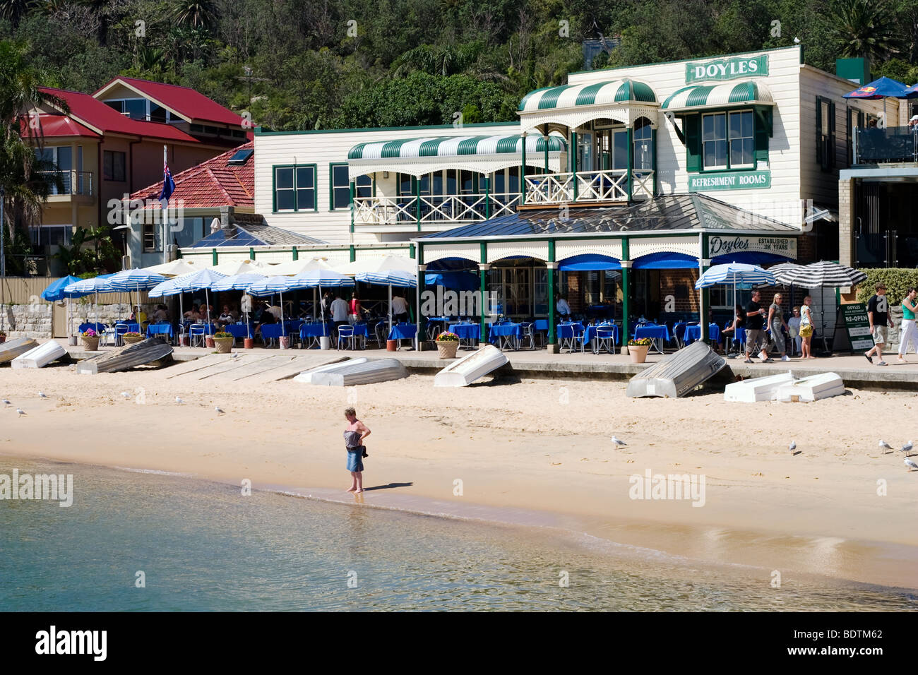 Doyles Fischrestaurant in Watsons Bay in der Nähe von Sydney in Australien Stockfoto