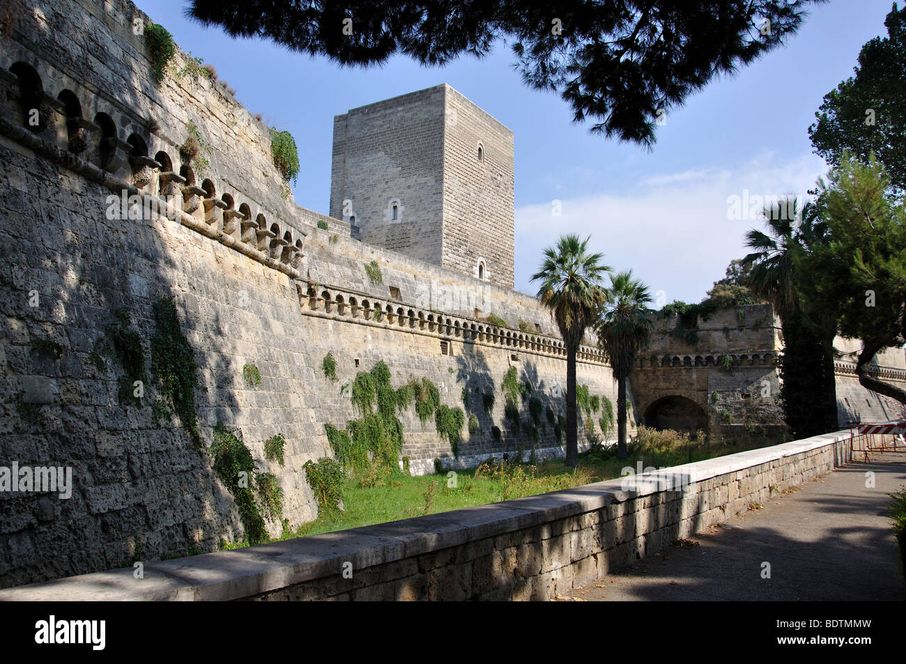 Castello Normanno Svevo, Bari, Bari Provinz, Apulien Region, Italien Stockfoto