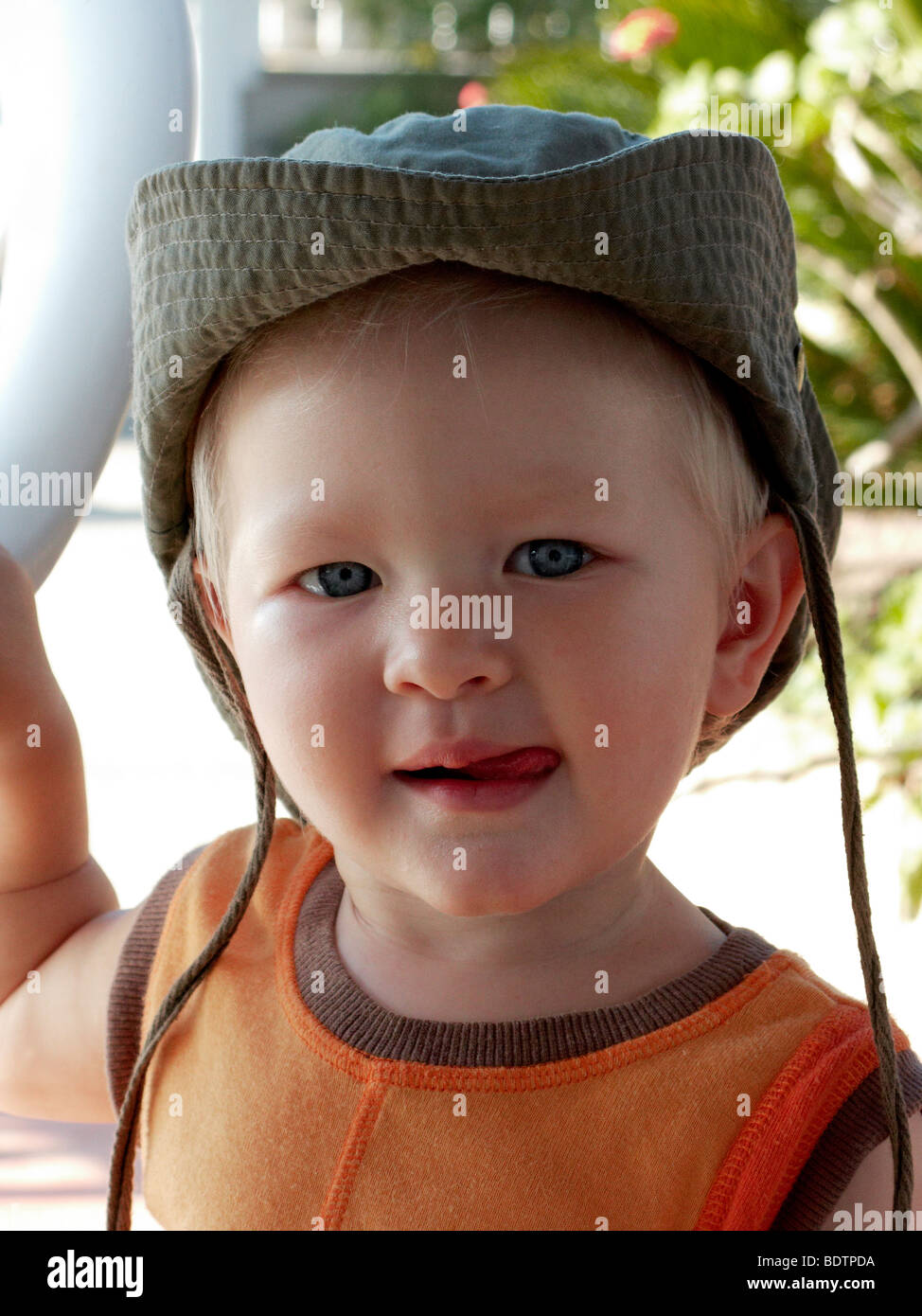 Porträt eines jungen der Kanarischen Inseln. Stockfoto