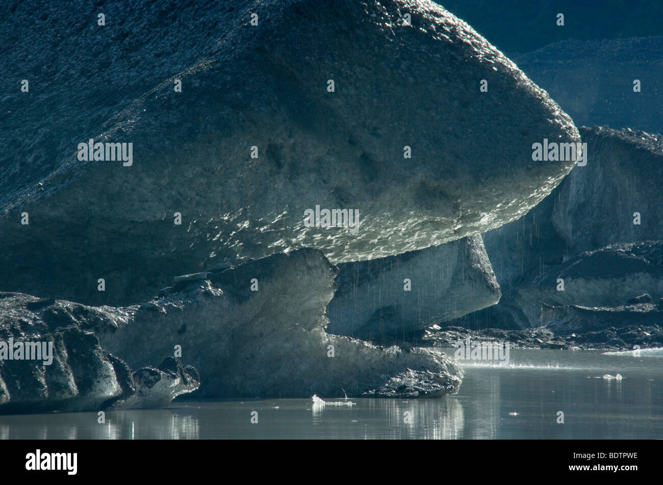 Eisberg-Landschaft-Neuseeland Stockfoto