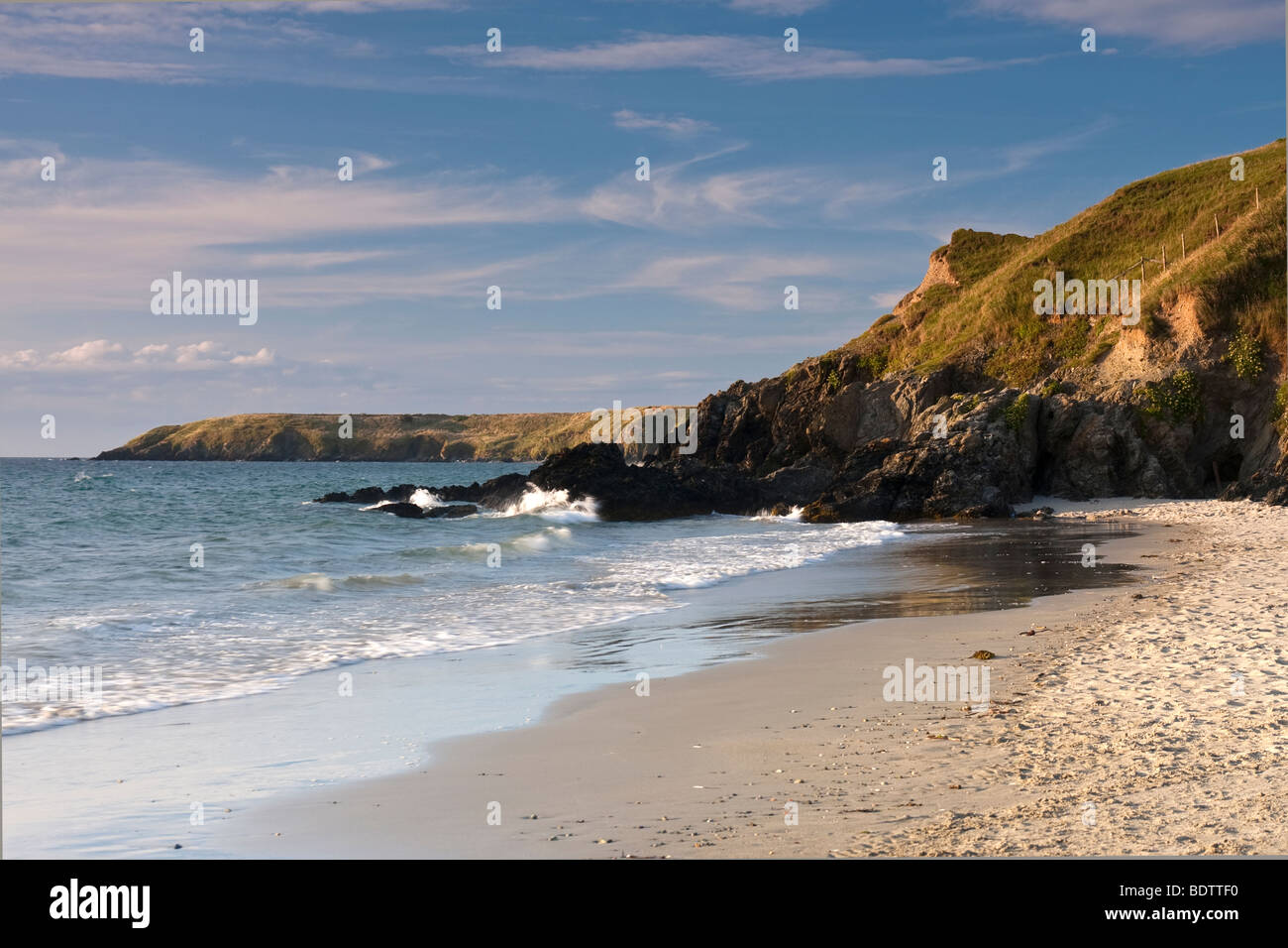 Der Strand von Porth Colmon auf die Lleyn-Halbinsel in Wales Stockfoto