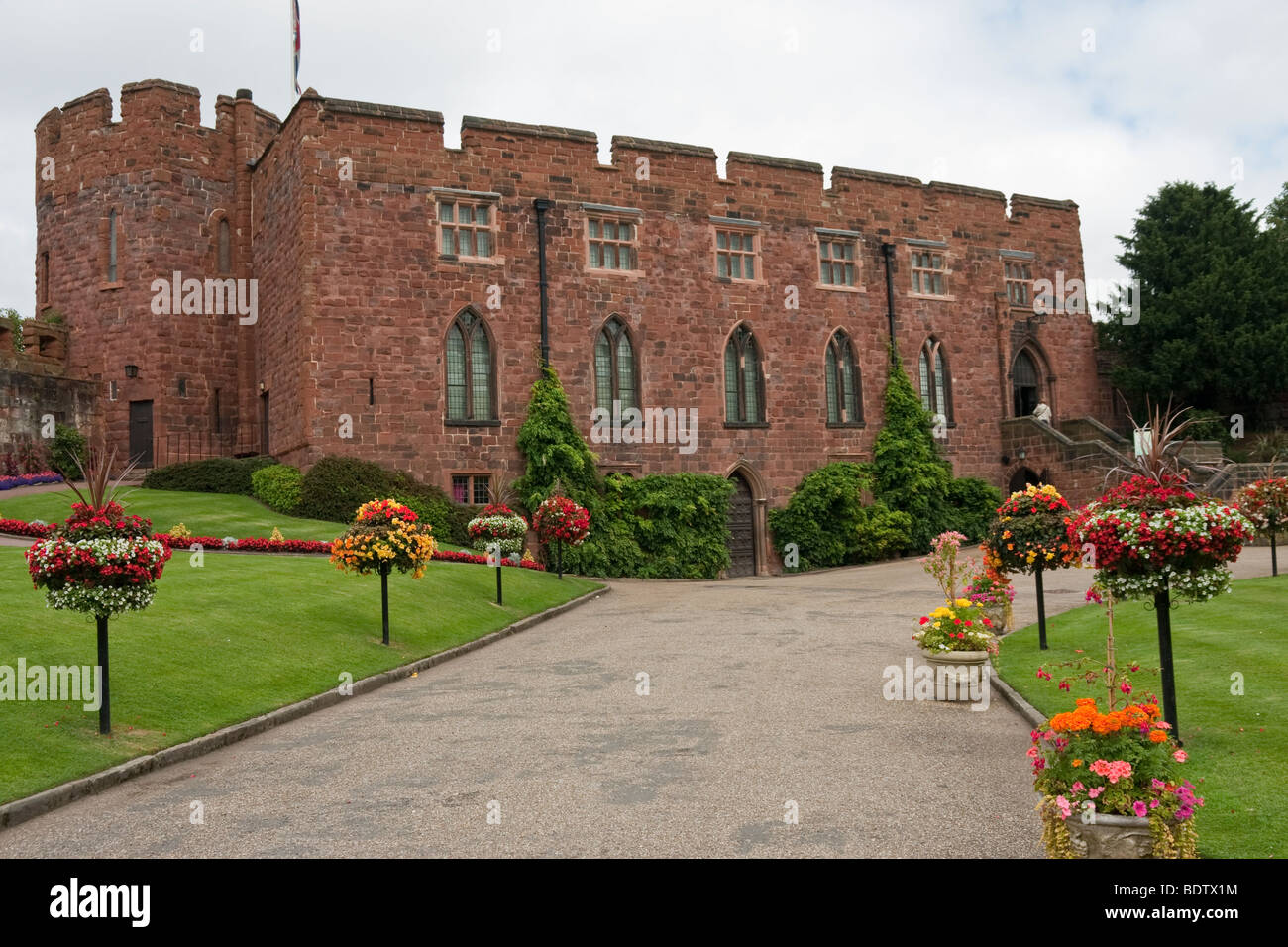 Shrewsbury castle Stockfoto