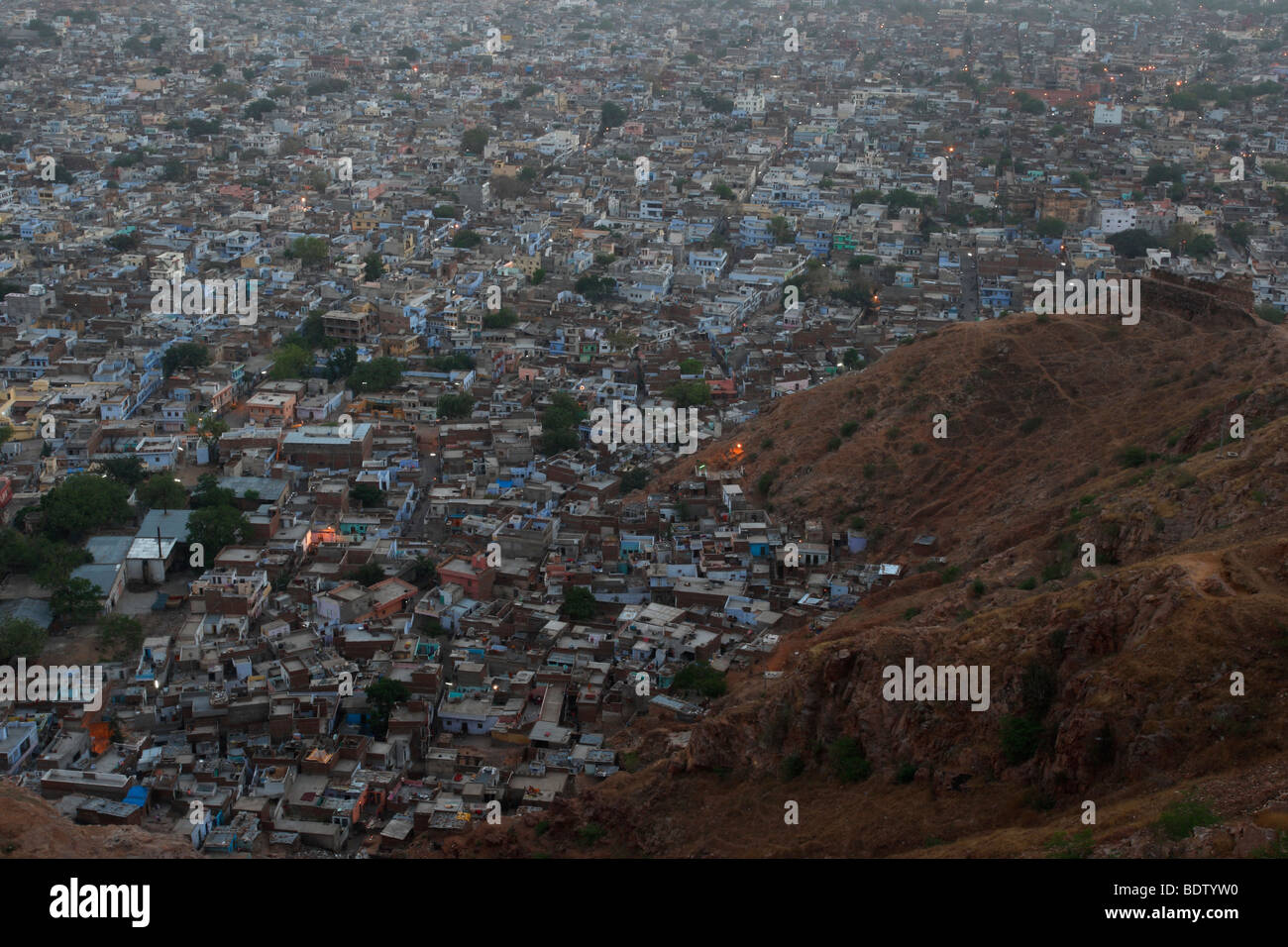 Stadt Jaipur in Indien, Asien, Stadt in Indien, Asien Stockfoto