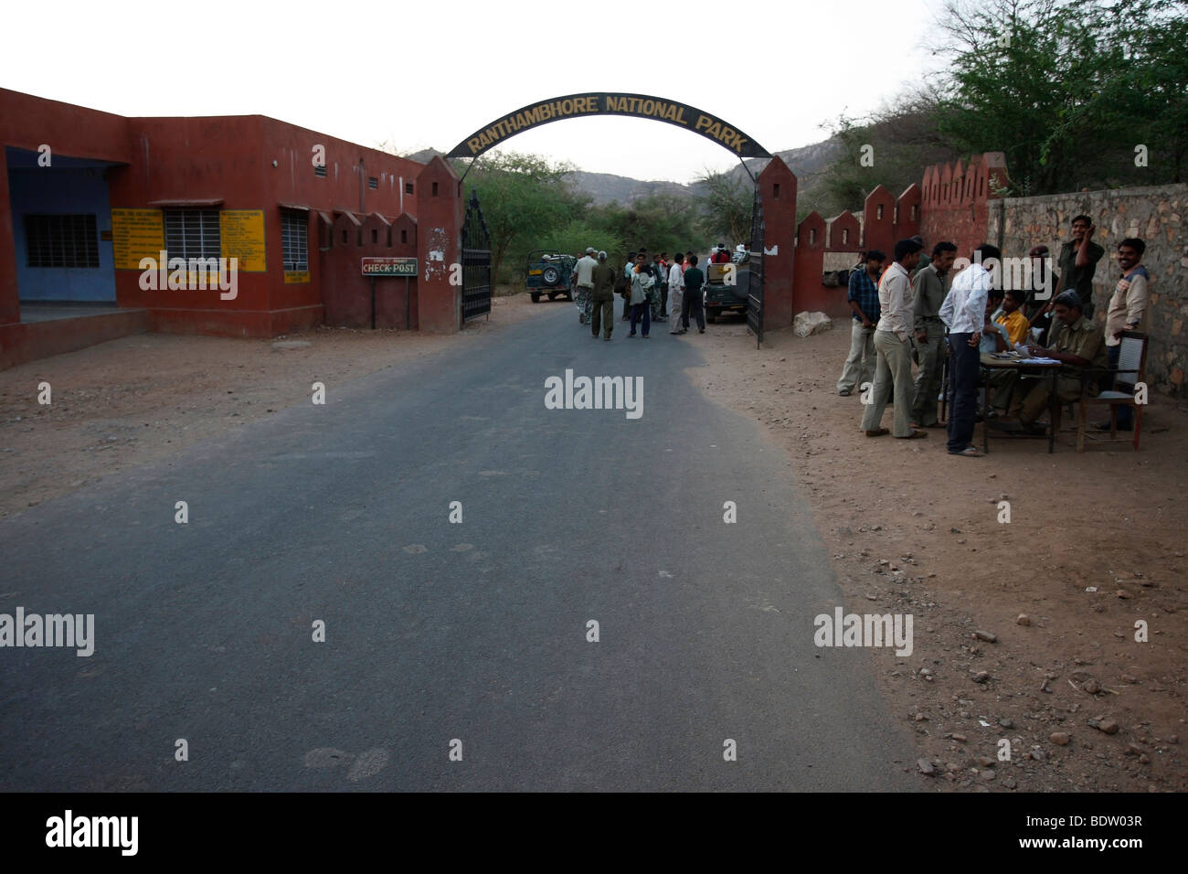 Impressionen aus Dem Ranthambore Nationalpark in Indien, Eindrücke von den Ranthambore Nationalpark in Indien Stockfoto