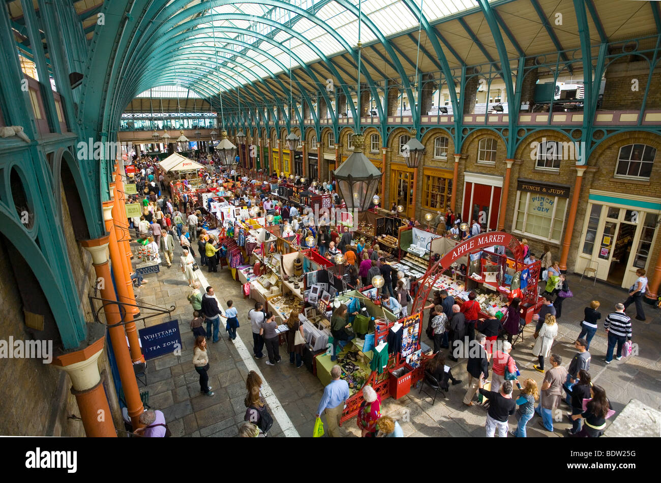 Das Covent Garden "Apfelmarkt" in London Stockfoto