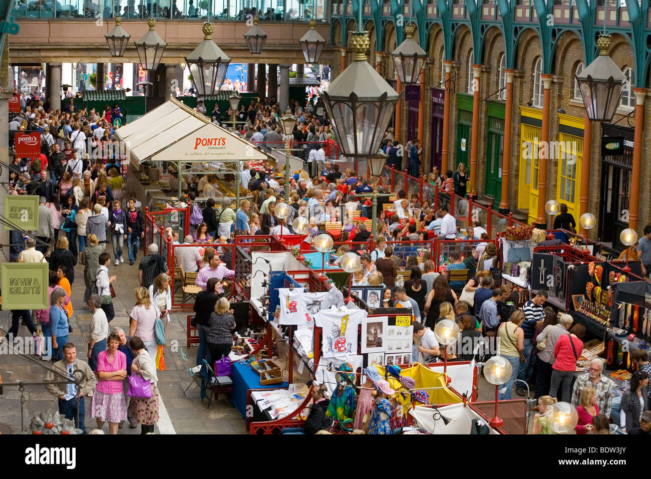 Am Apfelmarkt Covent Garden in London Stockfoto