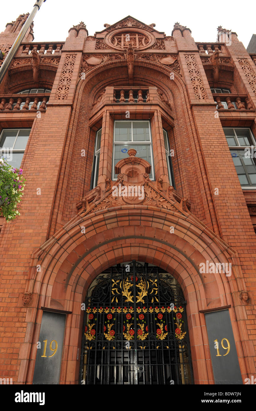 Klassiker des 19. Jahrhunderts viktorianischen Architektur in Newhall Street Birmingham England Uk Stockfoto