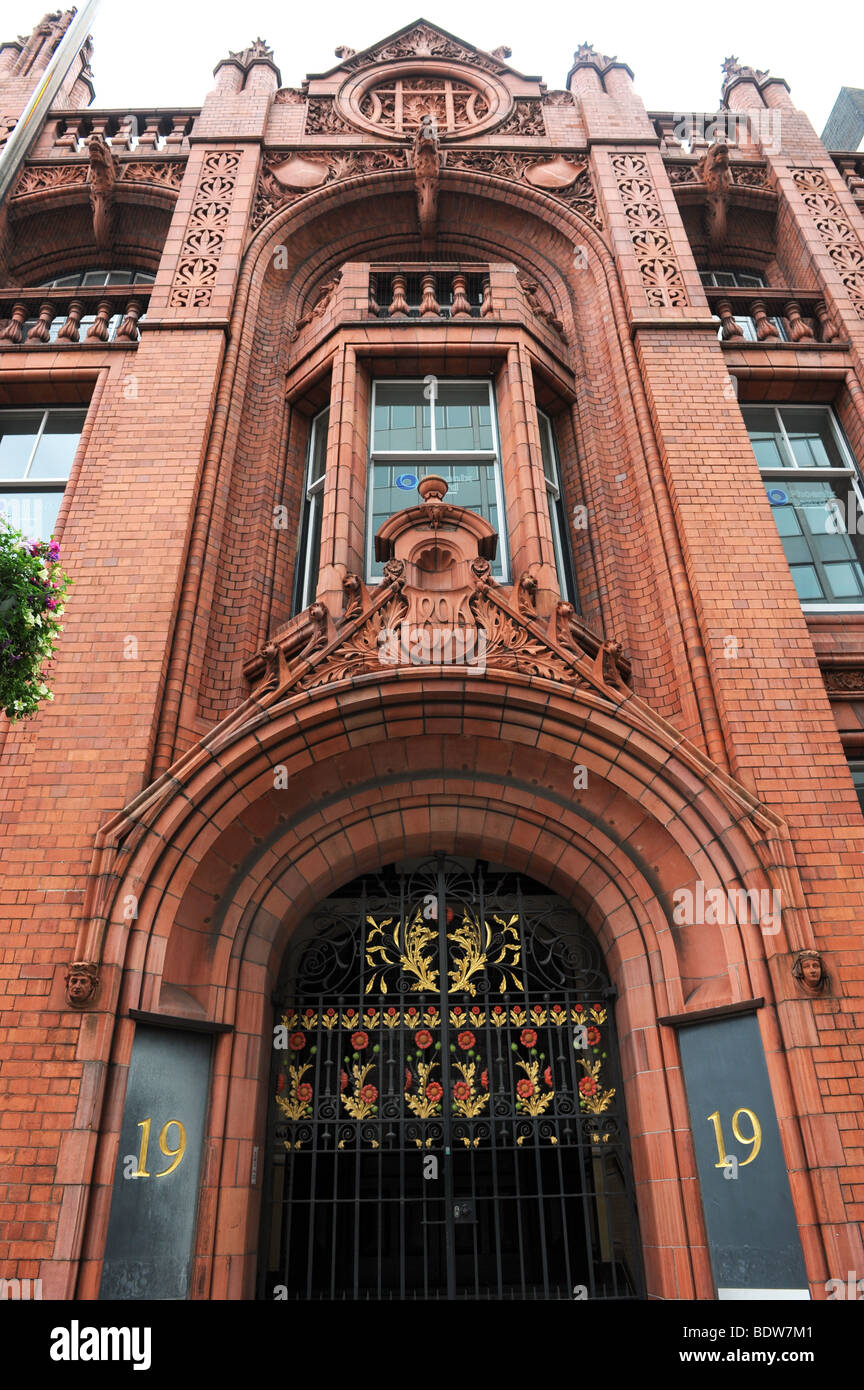 Klassiker des 19. Jahrhunderts viktorianischen Architektur in Newhall Street Birmingham England Uk Stockfoto