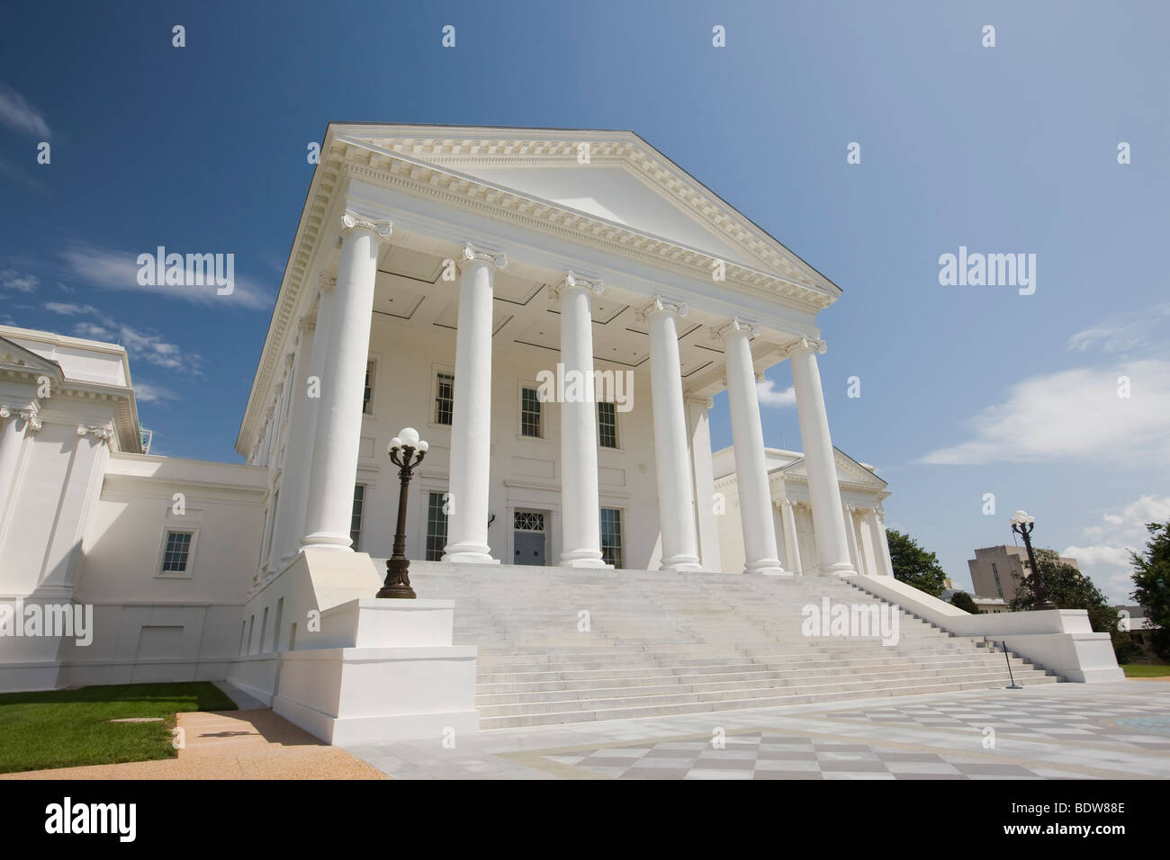 Richmond, Virginia ist die Hauptstadt des Commonwealth of Virginia in den Vereinigten Staaten. Richmond ist eine kreisfreie Stadt. Stockfoto