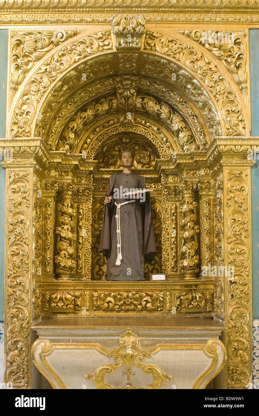 Kirche von Santo António, Saint Ivo, Capela Dourada, goldene Kapelle, Brasilien Stockfoto