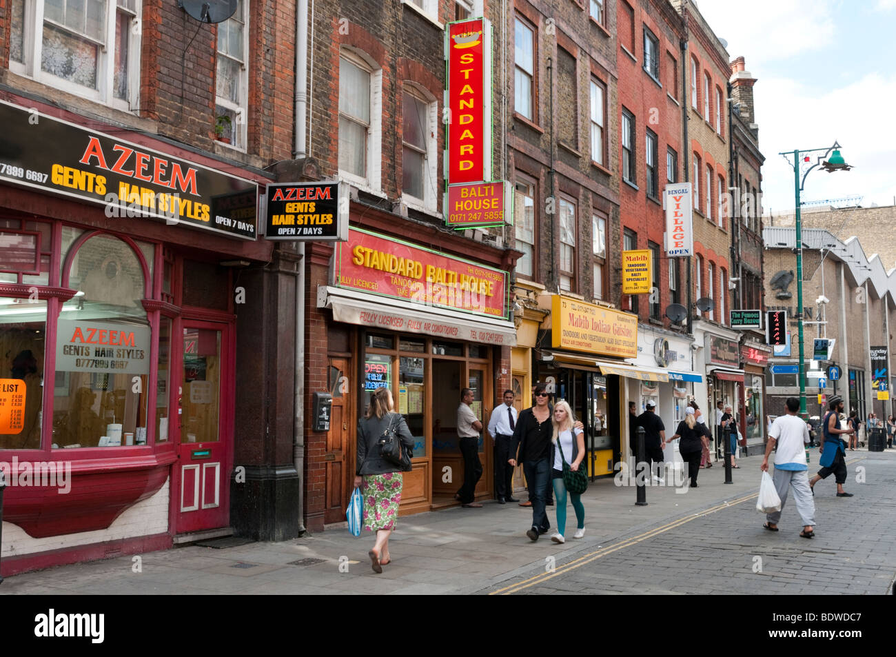 Brick Lane, Tower Hamlets, London, England, Vereinigtes Königreich