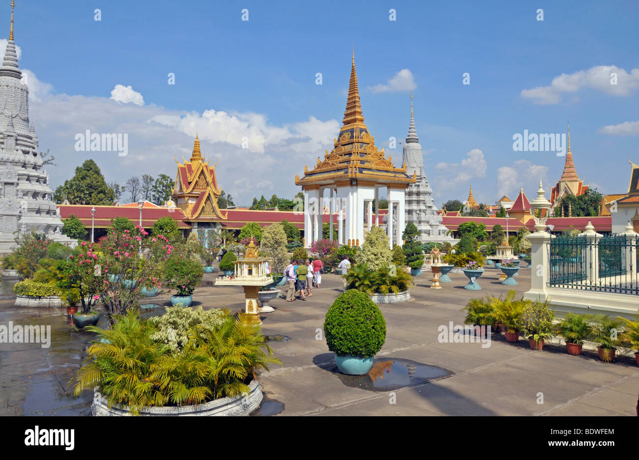 Königspalast, Phnom Penh, Kambodscha, Asien Stockfoto