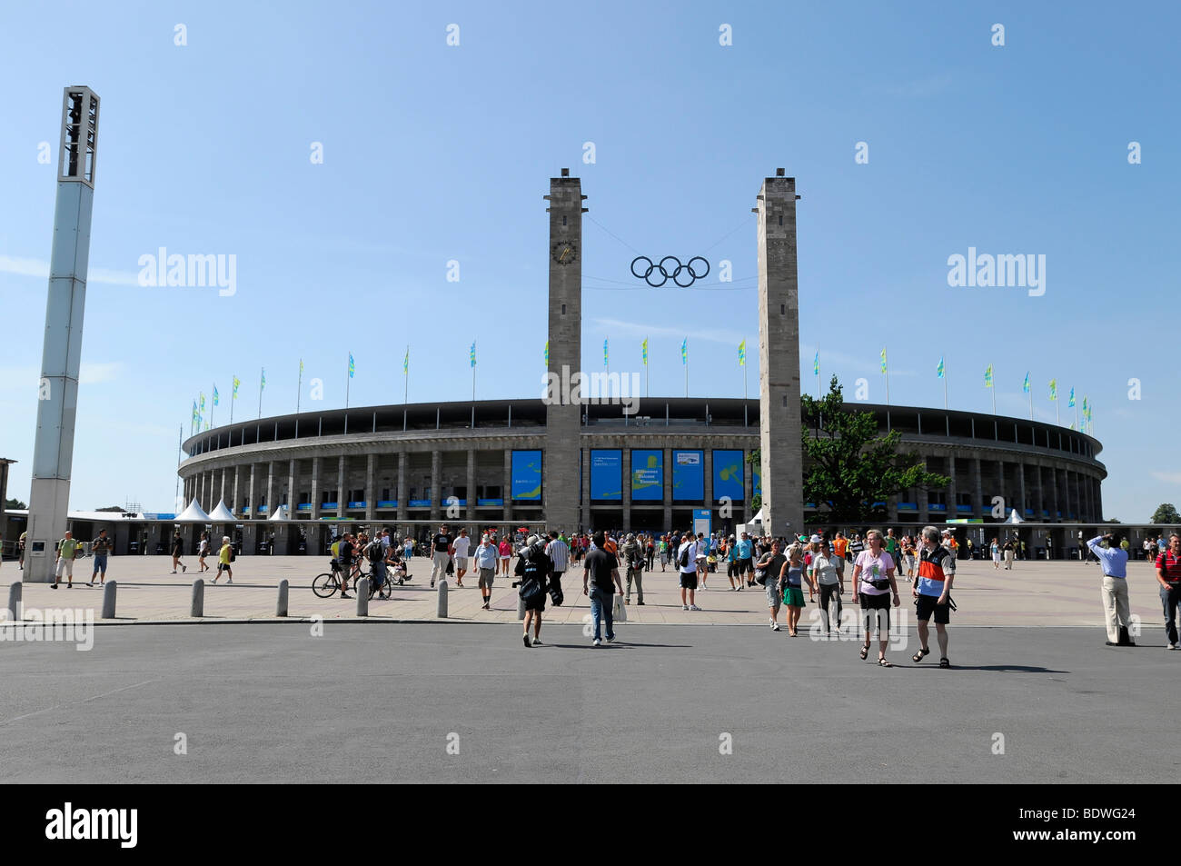 Olympiastadion, 12. IAAF World Championships in Athletics 2009, die Bundeshauptstadt Berlin, Deutschland, Europa Stockfoto