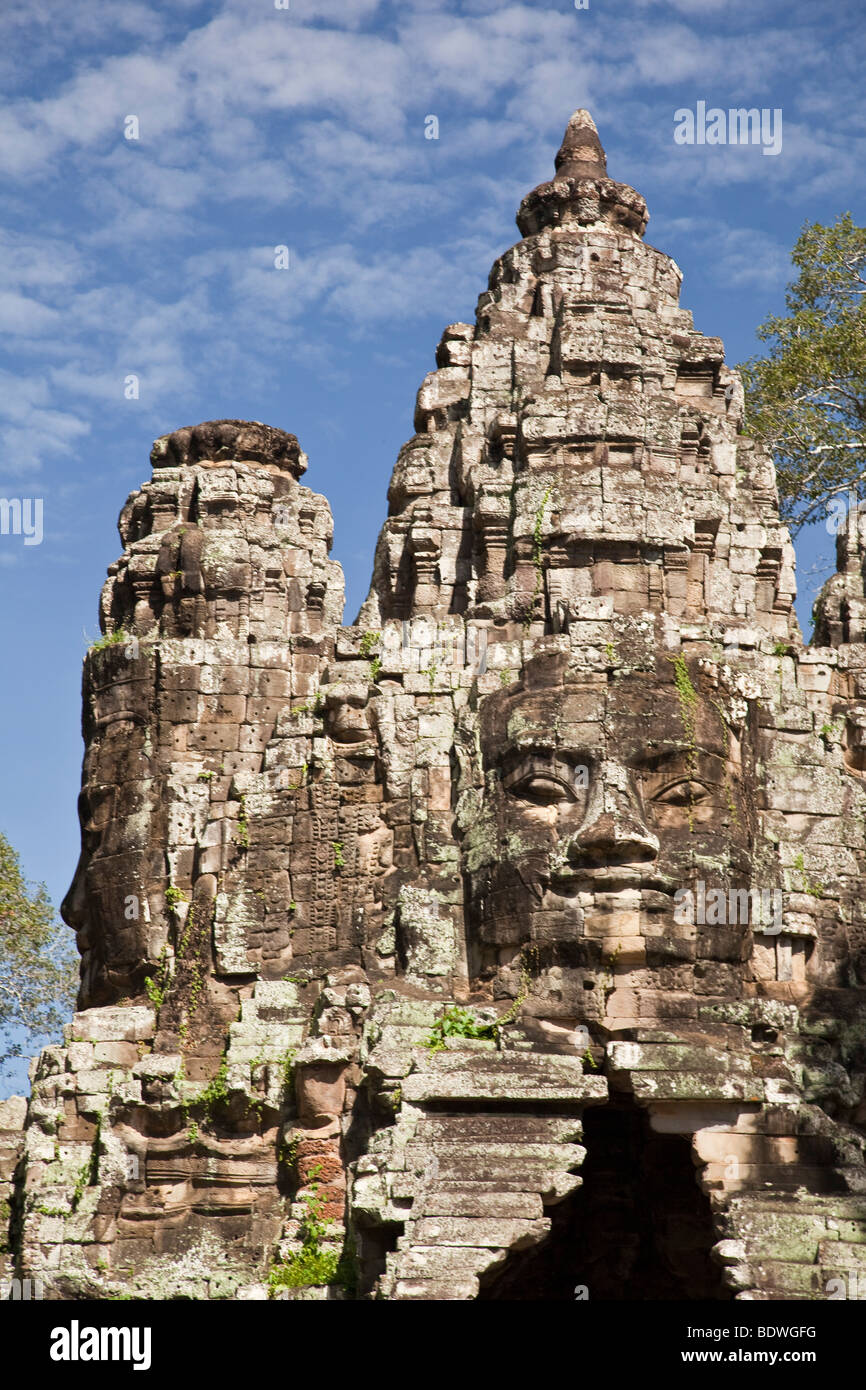 Bayon Tempel im archäologischen Park Angkor Wat in Kambodscha Stockfoto