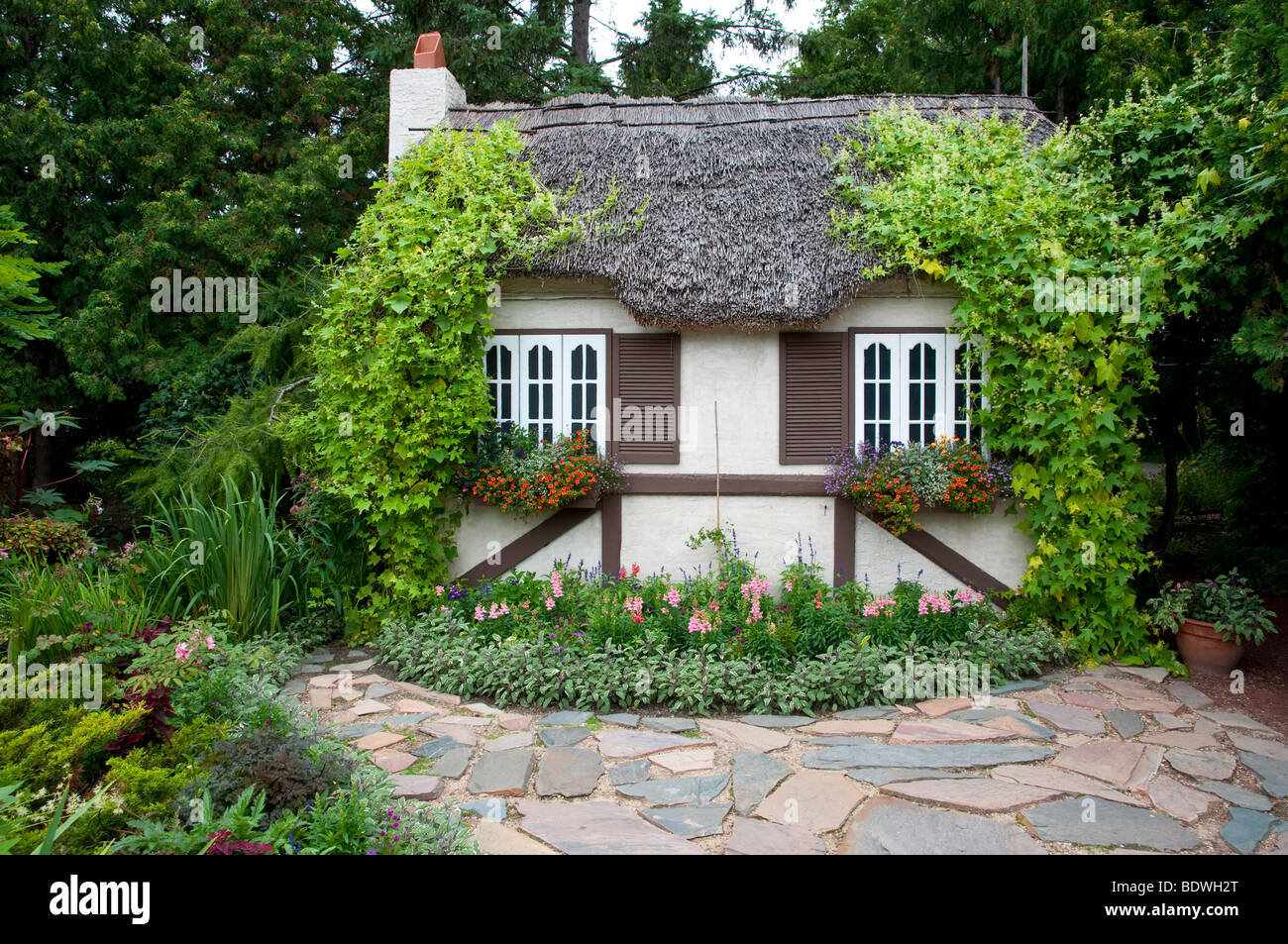 Ein Gartenhaus Im Englischen Garten Der Assiniboine Park In