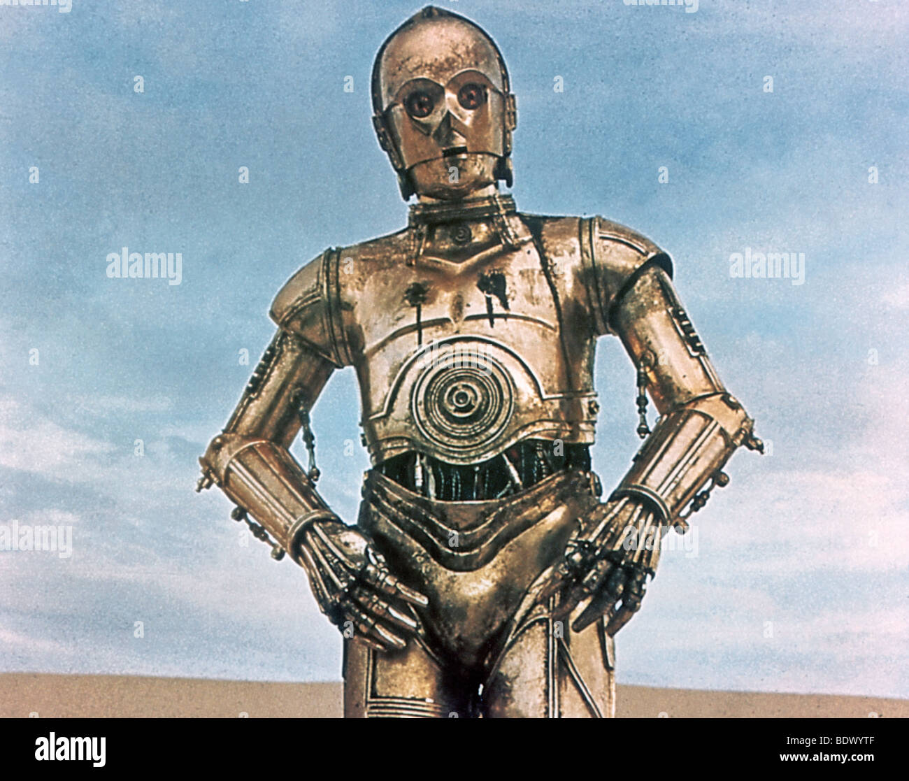 STAR WARS TCF-Filmreihe mit C-3PO Stockfoto