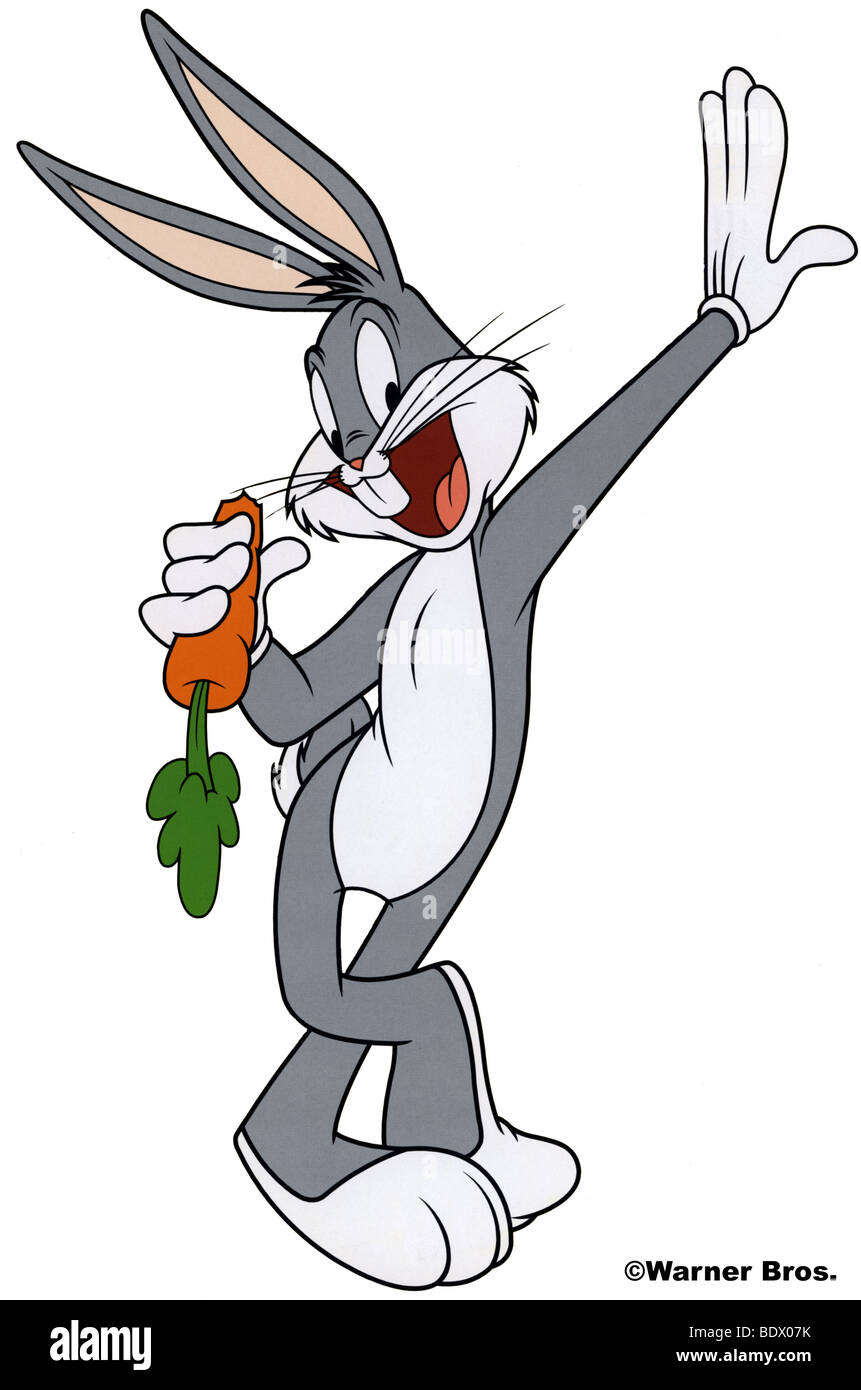 BUGS BUNNY - Warner Bros Cartoon Charakter in der Looney Tunes Serie Stockfoto