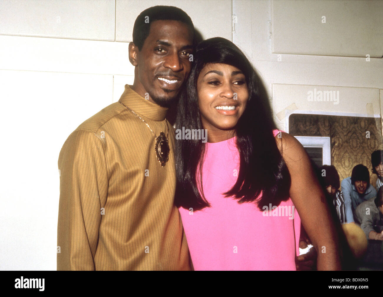 IKE und TINA TURNER - US-pop-Duo im Jahr 1966 Stockfoto