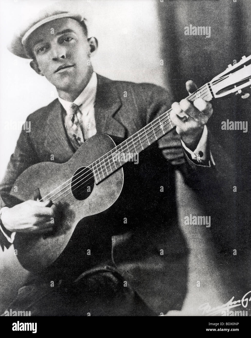 JIMMY RODGERS - uns Country & Western-Musiker, bekannt als die singende Bremser (1897 – 1933) Stockfoto