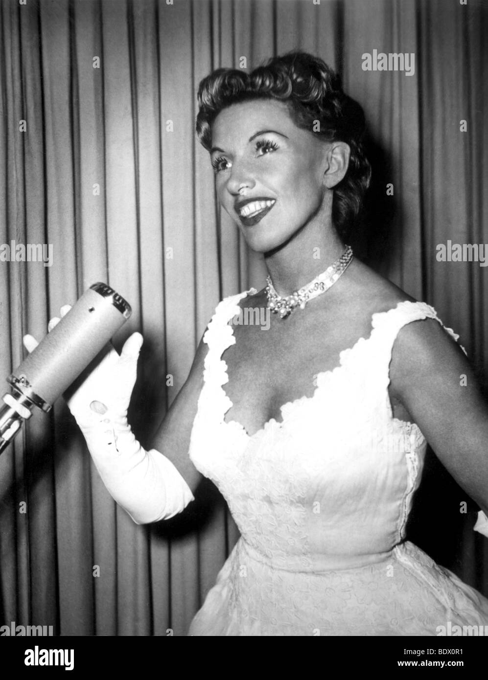 LALE ANDERSEN - deutsche Sängerin, deren Lied Lili Marlene ein während des Krieges-Hit war Stockfoto