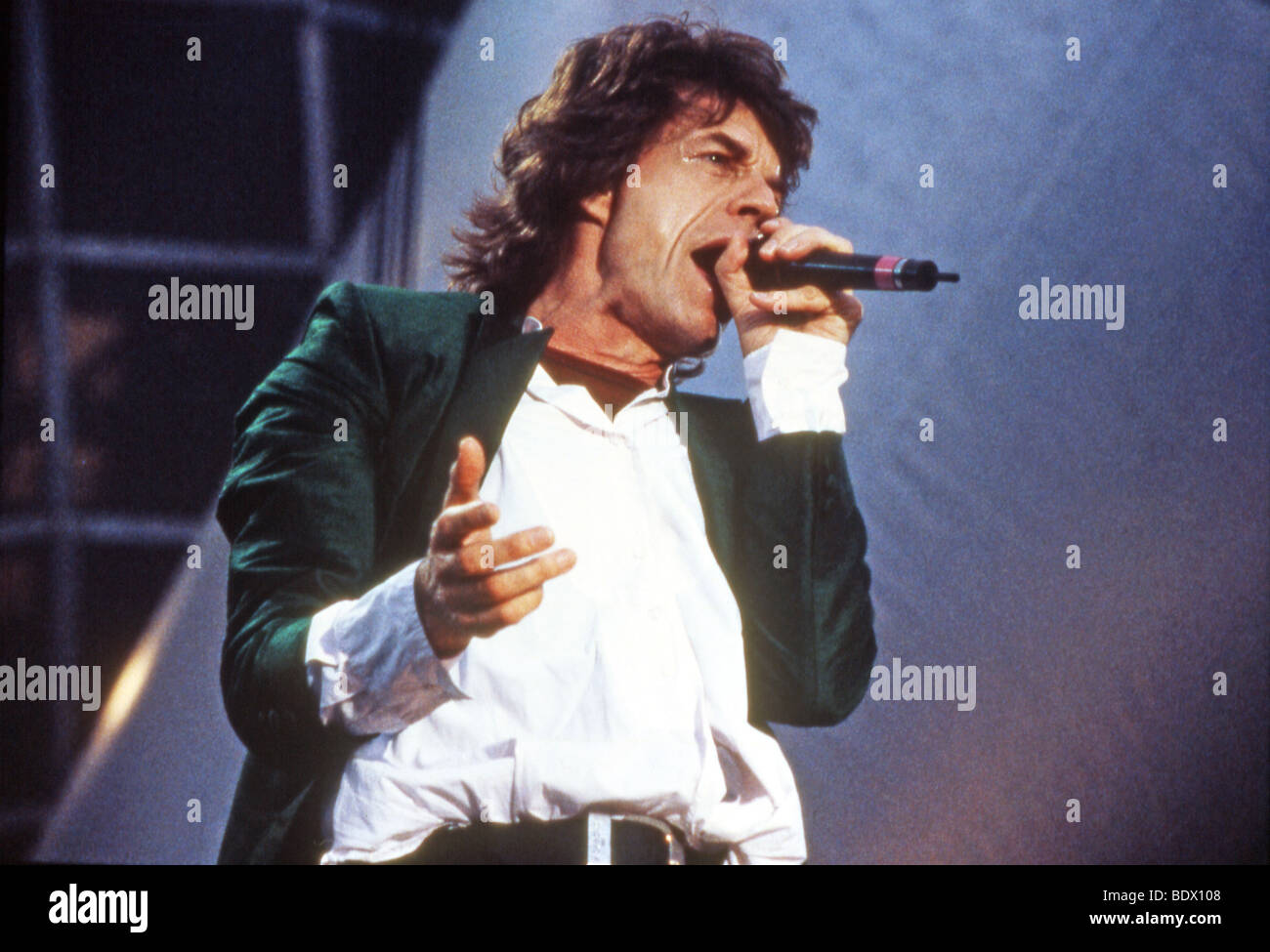 ROLLING STONES - Miick Jagger im Juli 1995 Stockfoto