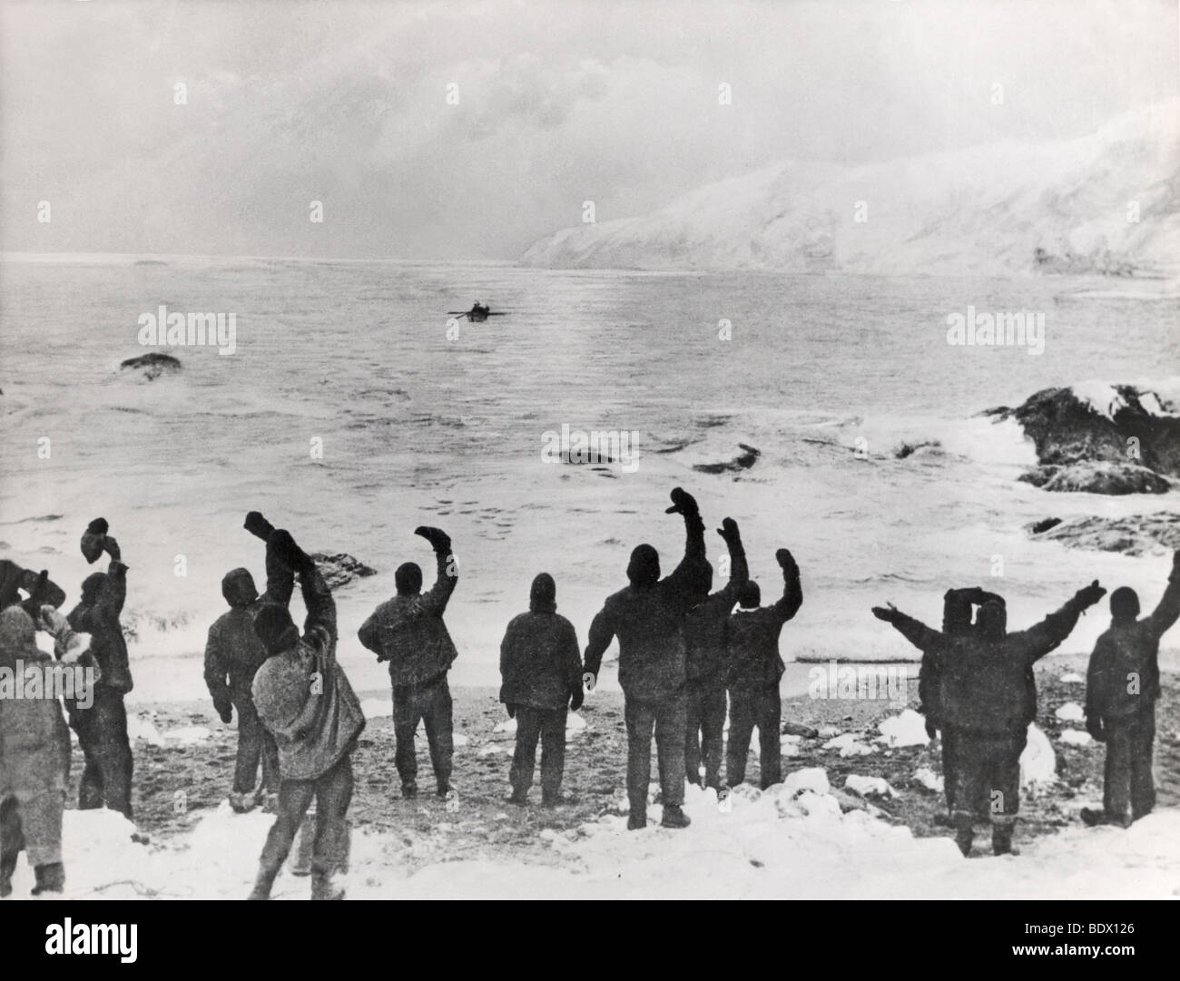 ERNEST SHACKLETON "der James Caird fährt Boot Elephant Island" nach der
