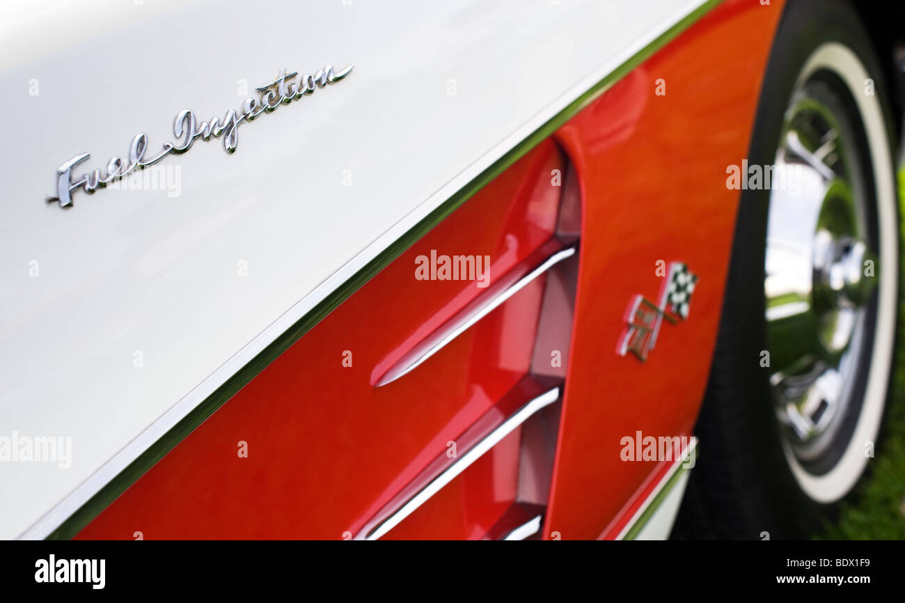 1960 Chevrolet Corvette, amerikanische Oldtimer Stockfoto