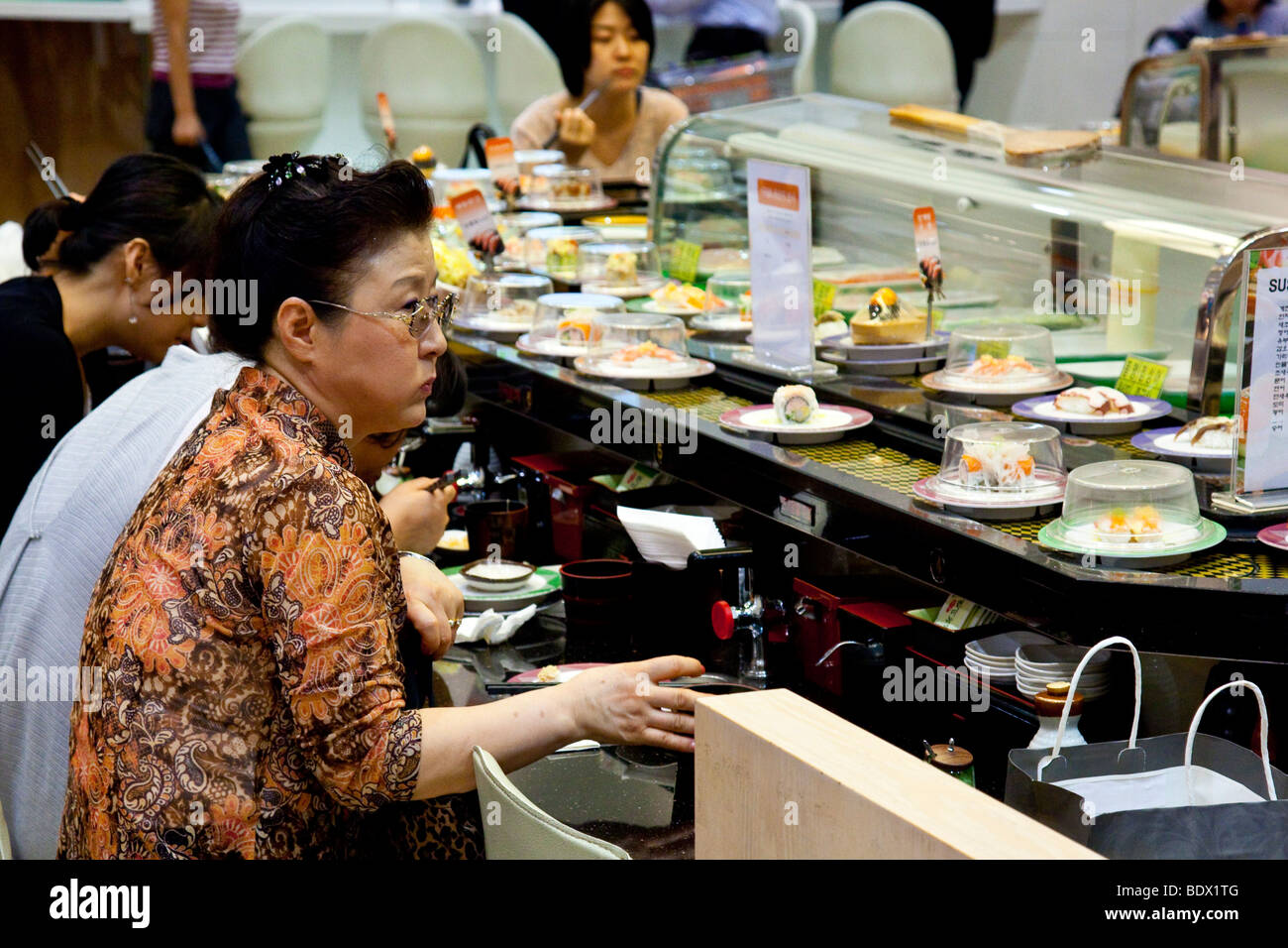 Japanisch-Food-Restaurant in Shinsegae Kaufhaus in Seoul Südkorea Stockfoto