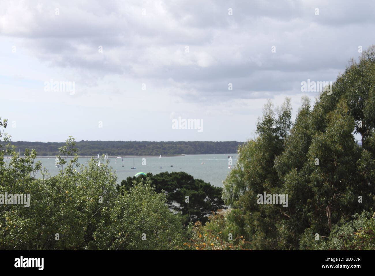 Sandbänke Hafen Stockfoto