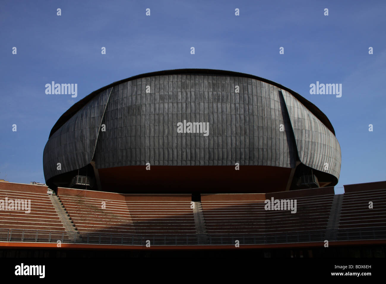 Auditorium in Rom, Italien, vom Architekten Renzo Piano. Stockfoto