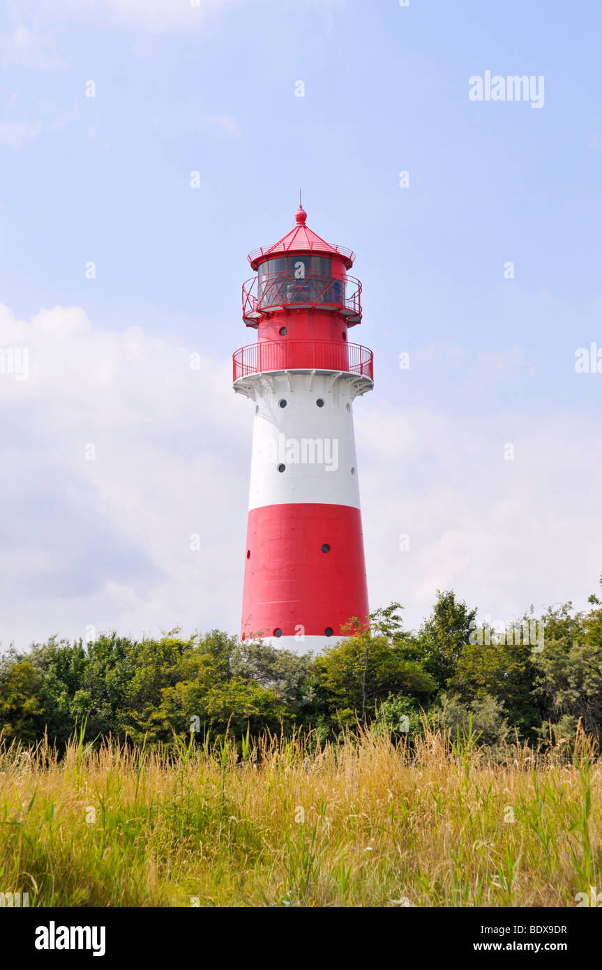 Leuchtturm, Falshoeft, Ostsee, Schleswig-Holstein, Deutschland, Deutschland, Nordeuropa Stockfoto
