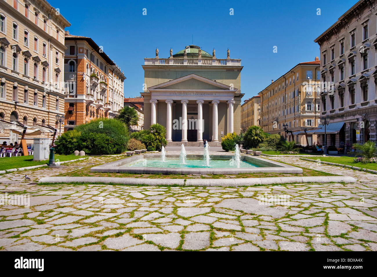 Ponte Rosso in Triest, Friaul-Julisch Venetien, Italien, Europa Stockfoto